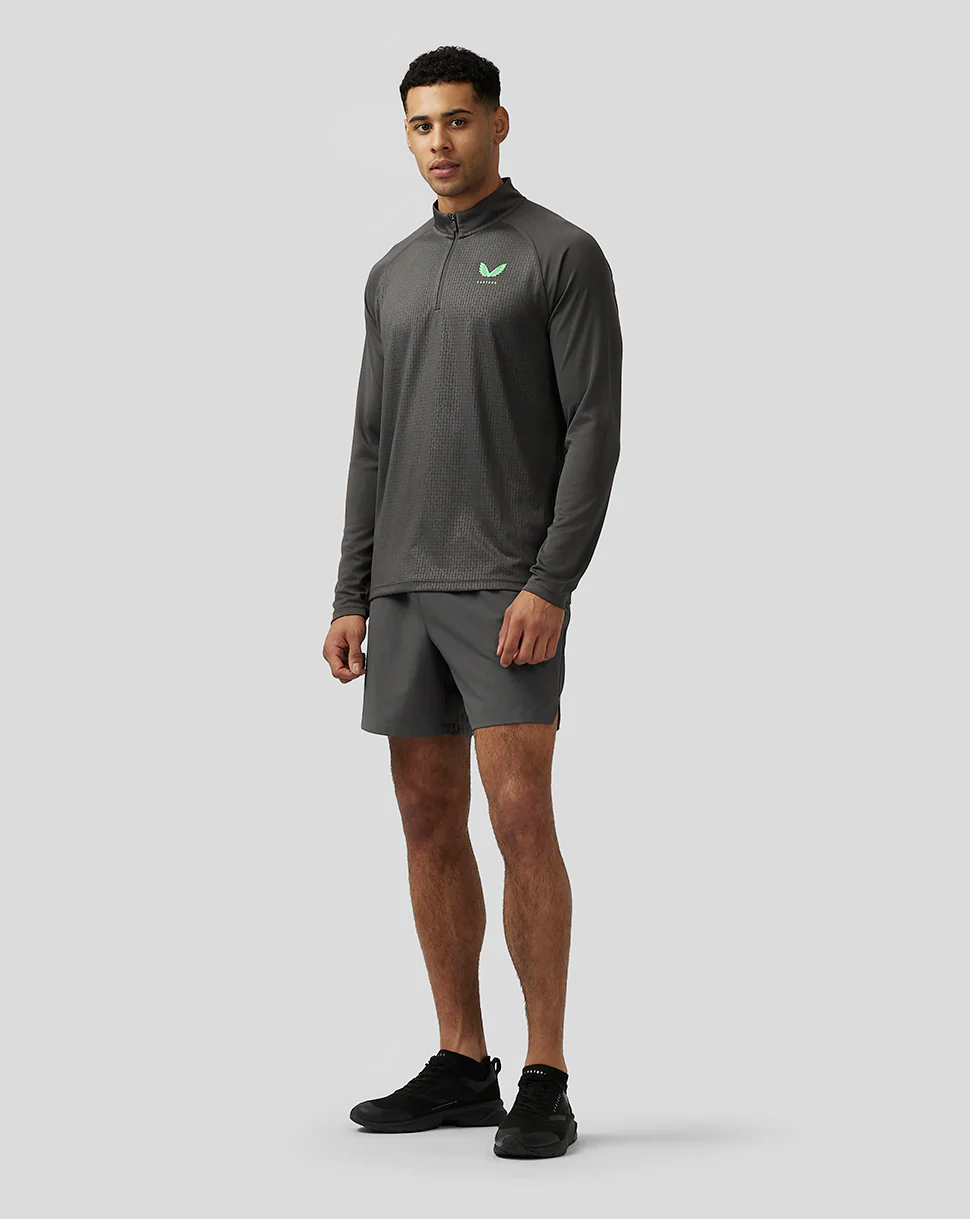 Men’s Adapt Print 1/4 Zip Top - Gunmetal - Image 3