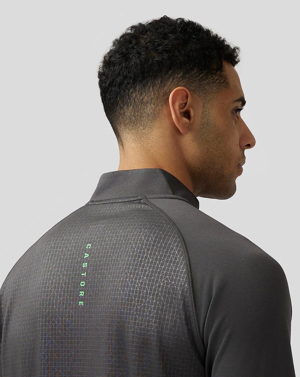 Men’s Adapt Print 1/4 Zip Top - Gunmetal - Image 5