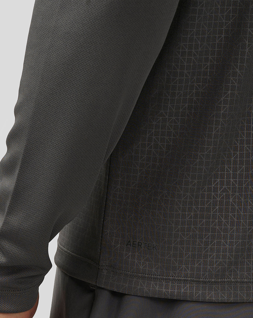 Men’s Adapt Print 1/4 Zip Top - Gunmetal - Image 6