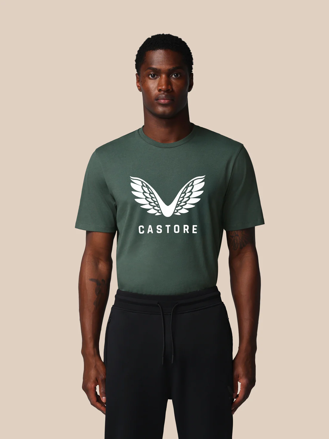 Men’s Adapt Short Sleeve Graphic T-Shirt - Dark Green - Image 3