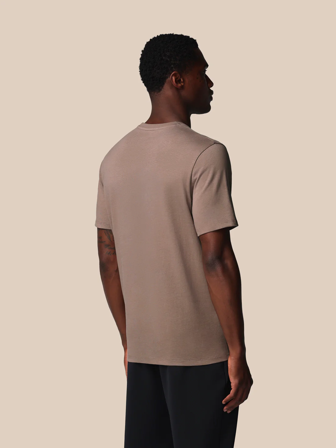 Men’s Adapt Short Sleeve Graphic T-Shirt - Deep Taupe - Image 2