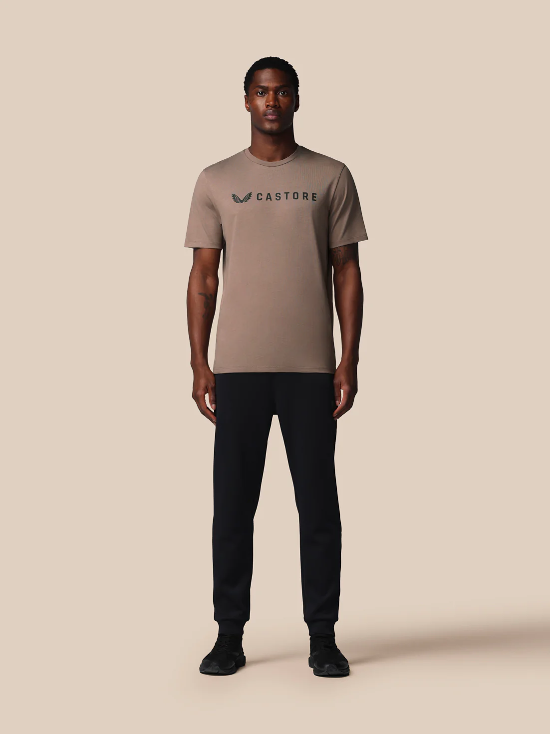 Men’s Adapt Short Sleeve Graphic T-Shirt - Deep Taupe - Image 4