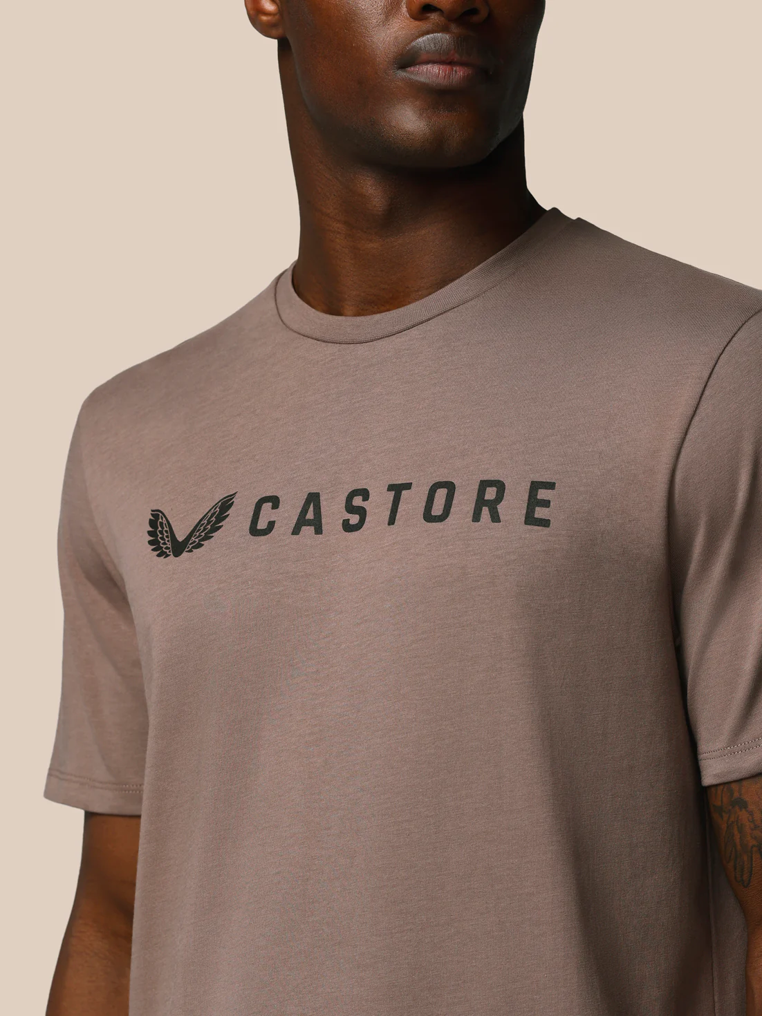 Men’s Adapt Short Sleeve Graphic T-Shirt - Deep Taupe - Image 7