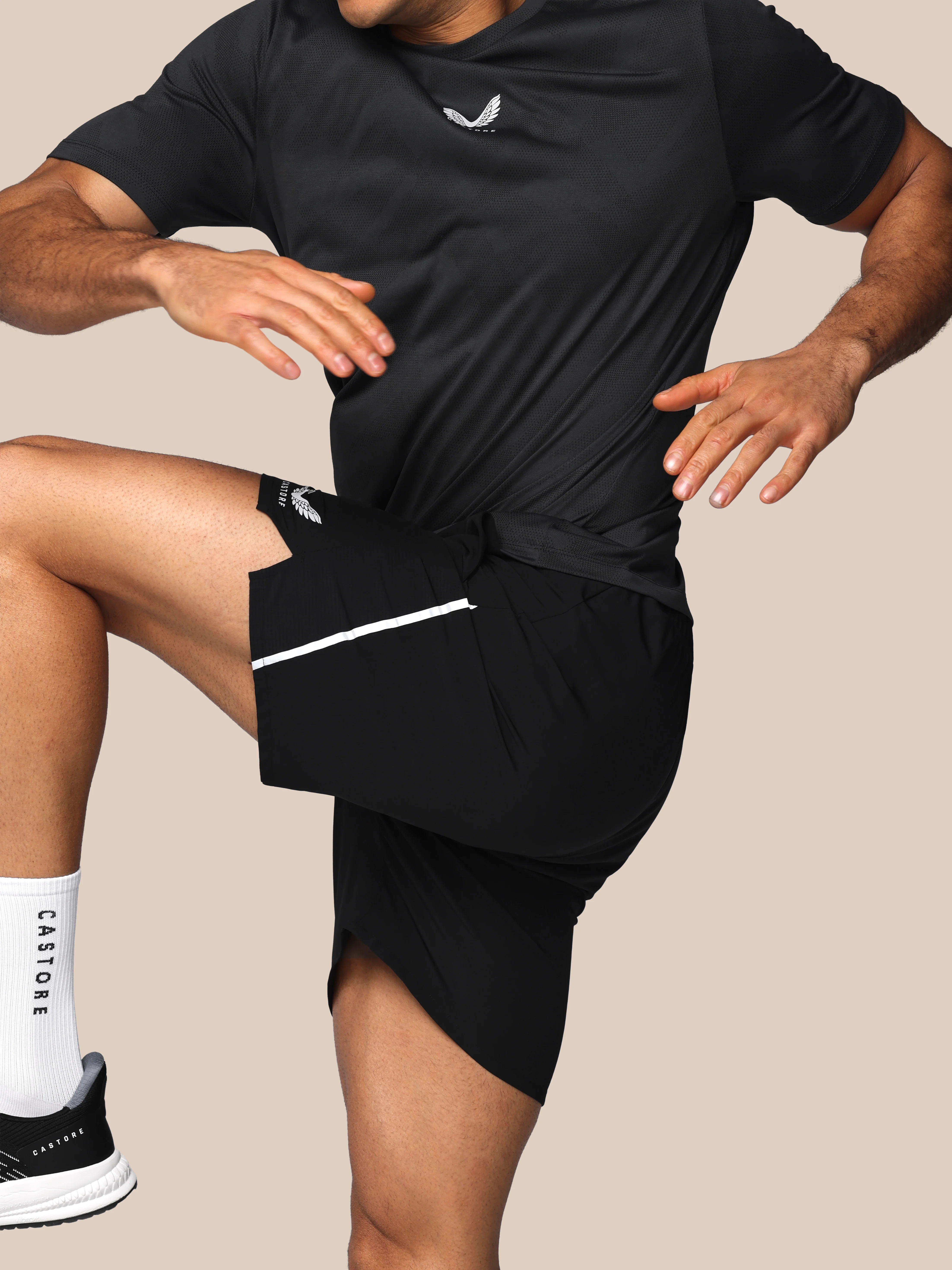 Men’s Apex 6" Shorts w/ Inner Brief - Black