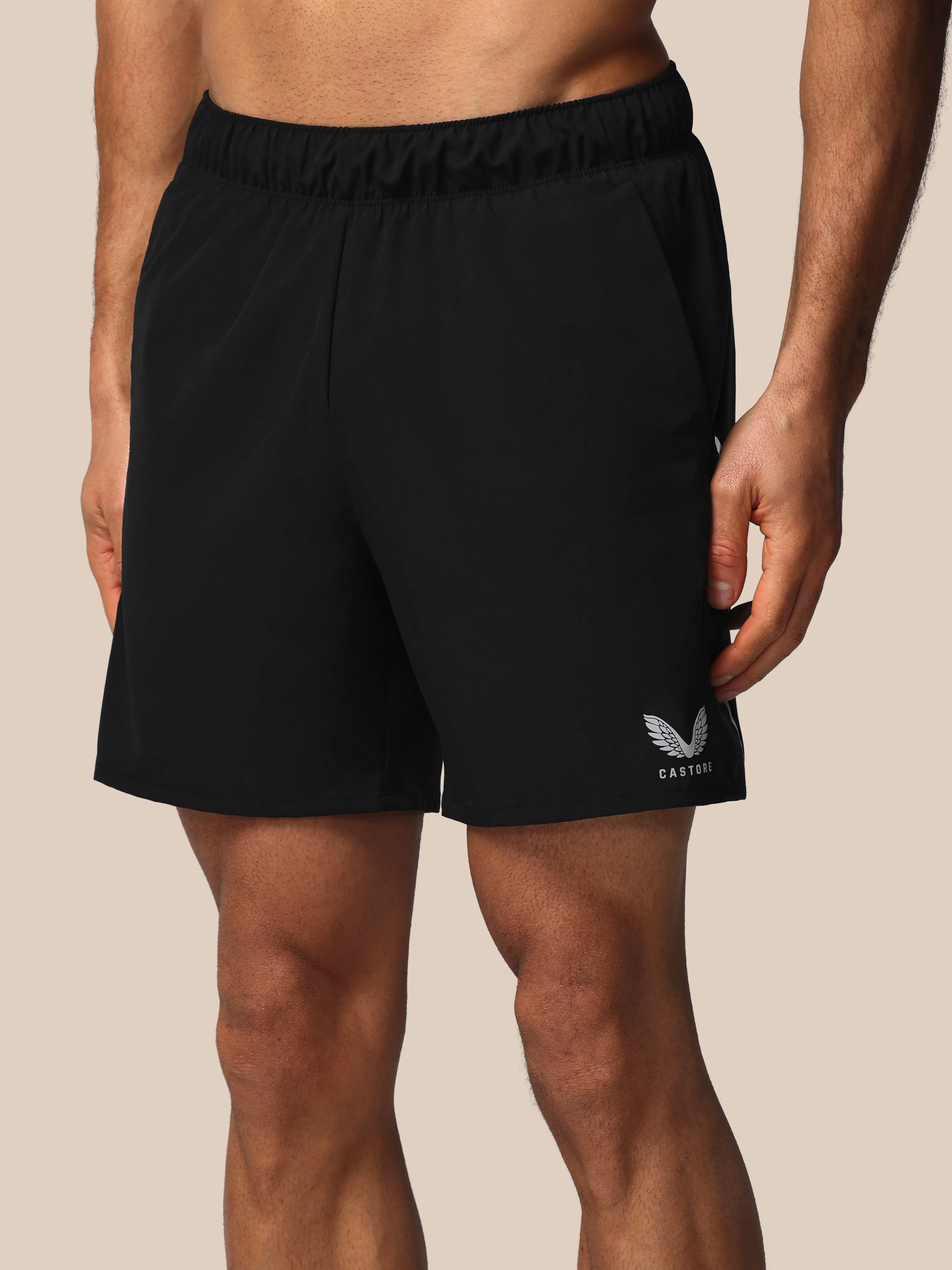 Men’s Apex 6" Shorts w/ Inner Brief - Black - Image 3