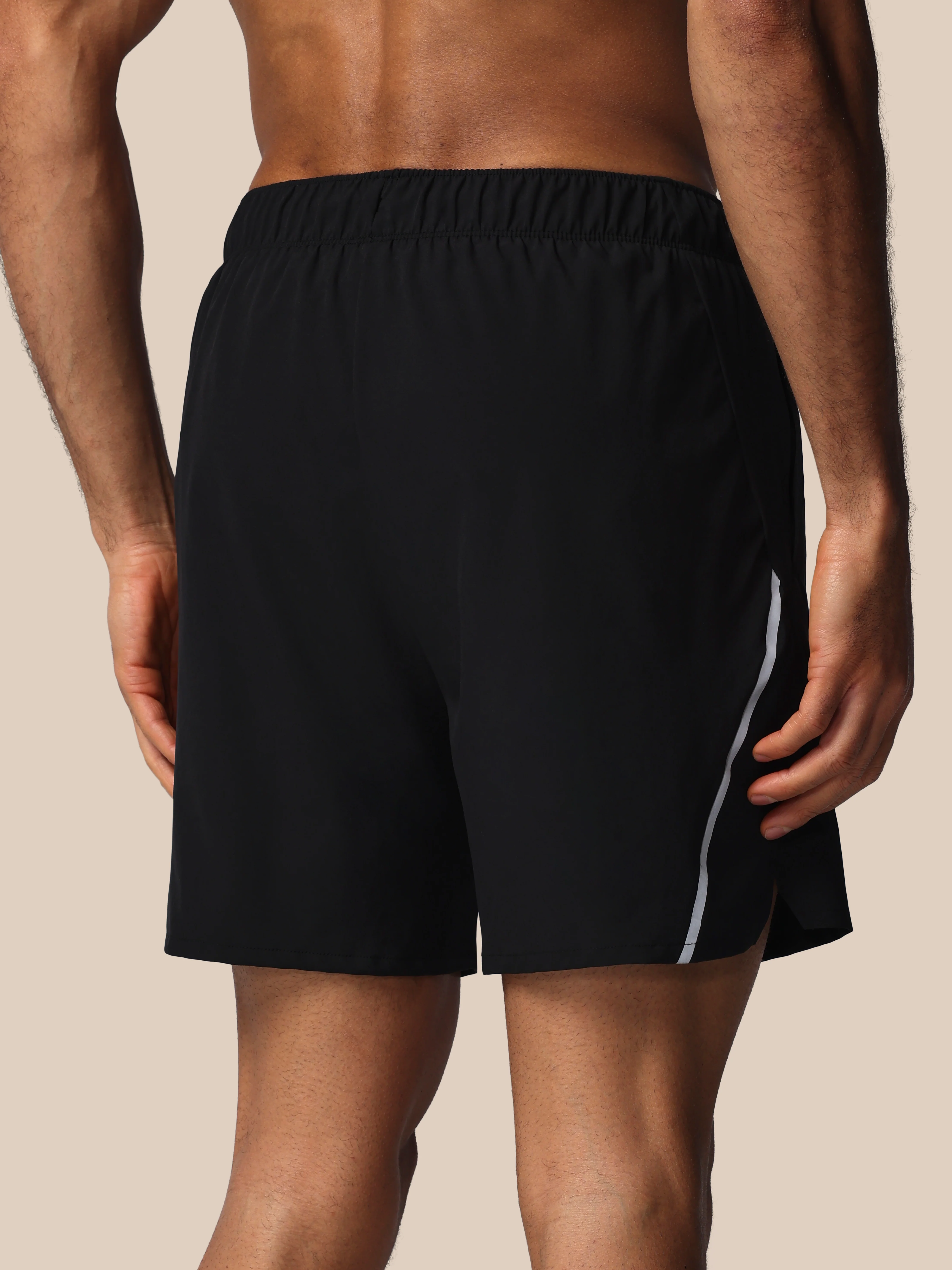 Men’s Apex 6" Shorts w/ Inner Brief - Black - Image 4