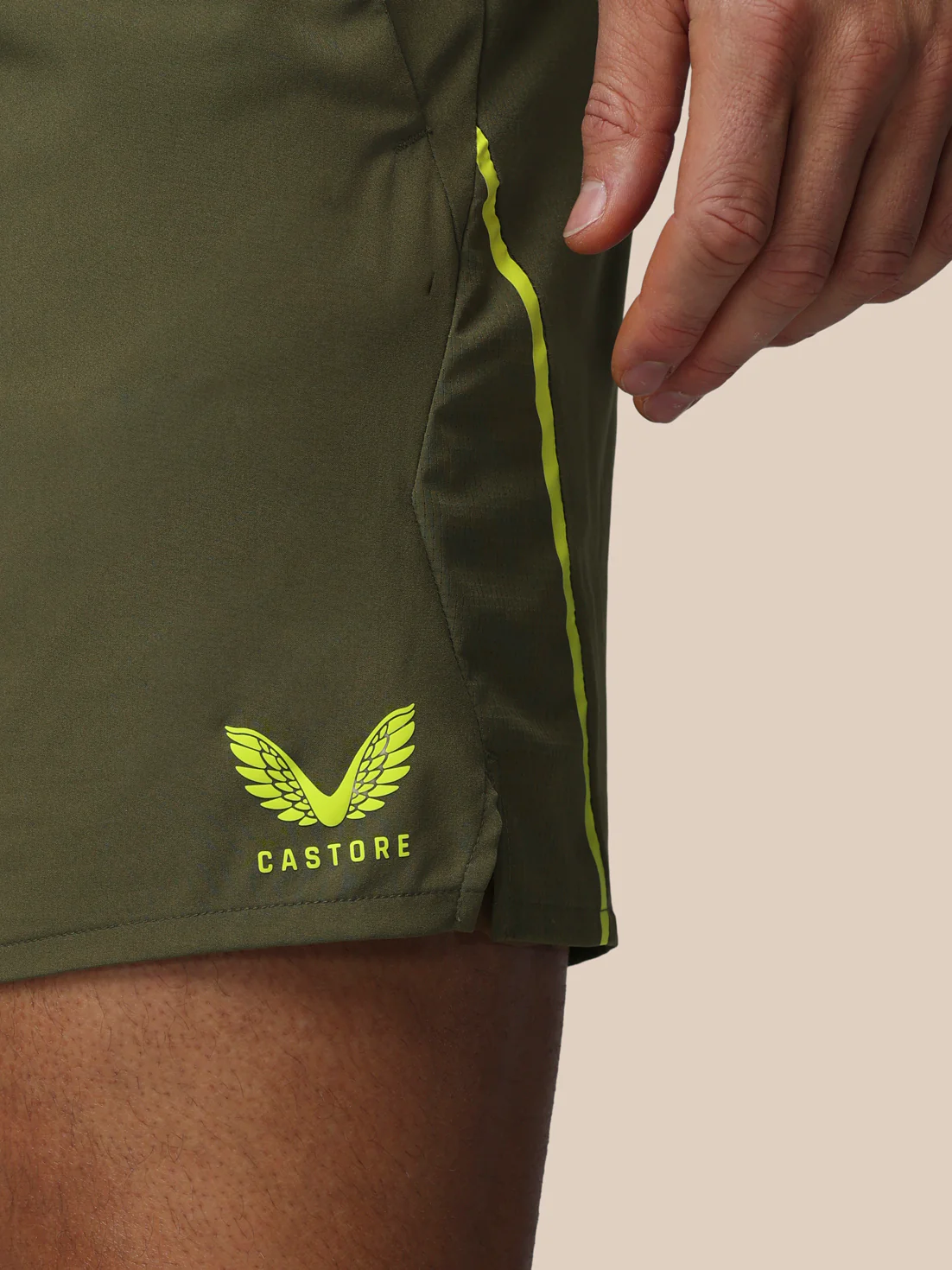 Men’s Apex 6" Shorts w/ Inner Brief - Green - Image 6