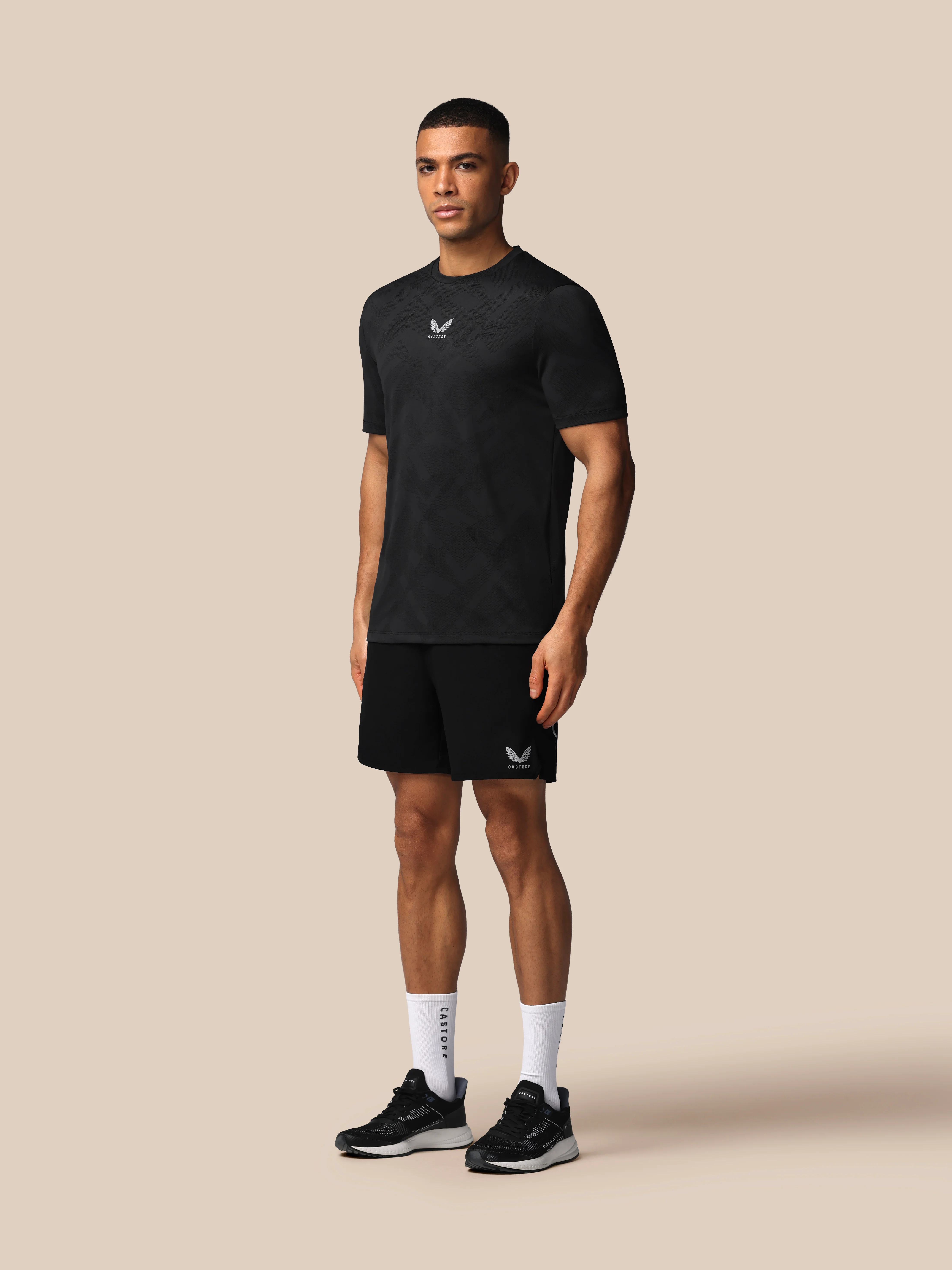 Men’s Apex Engineered Short Sleeve T-Shirt - Black - Image 3