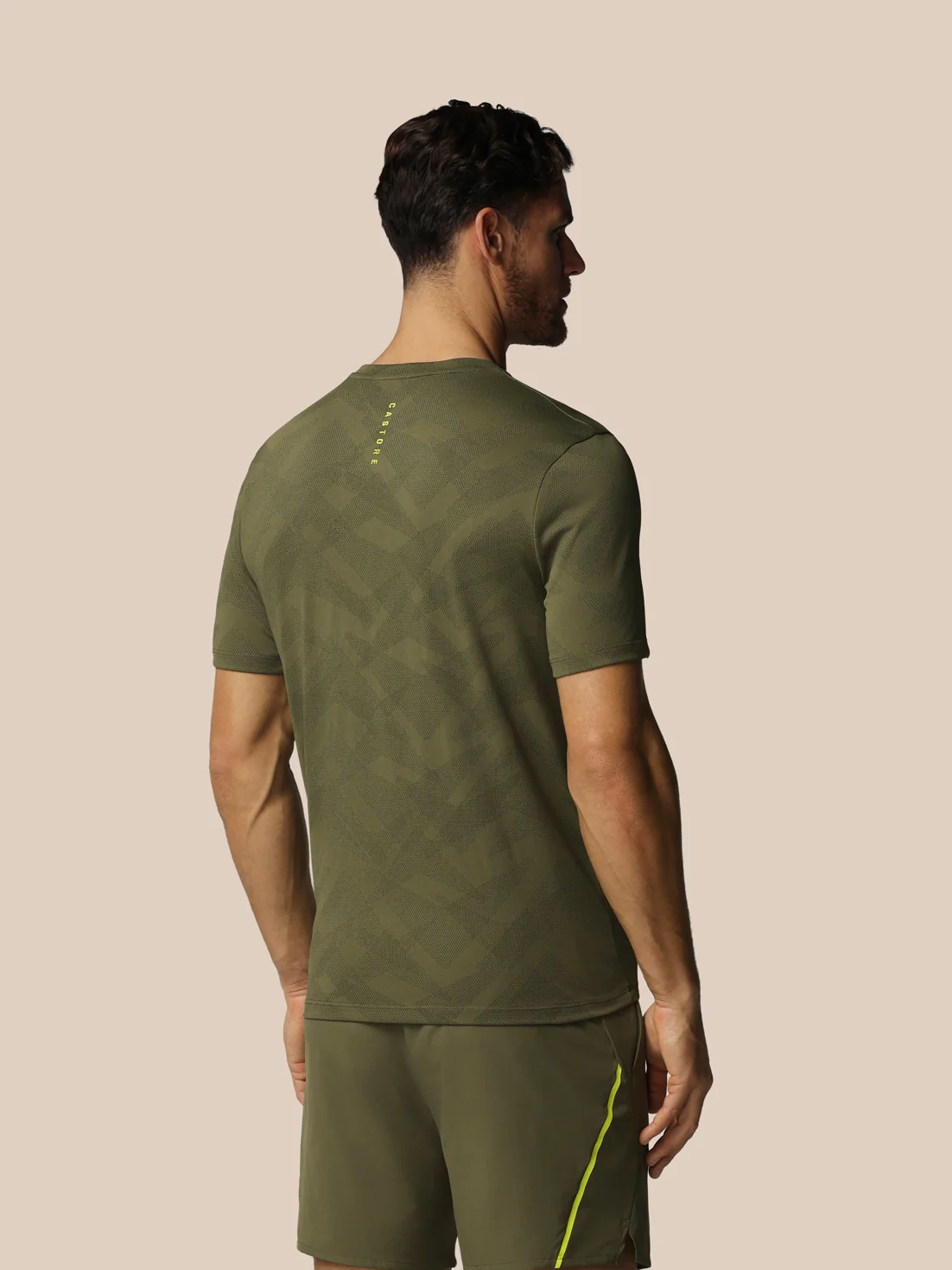 Men’s Apex Engineered Short Sleeve T-Shirt - Green - Image 2