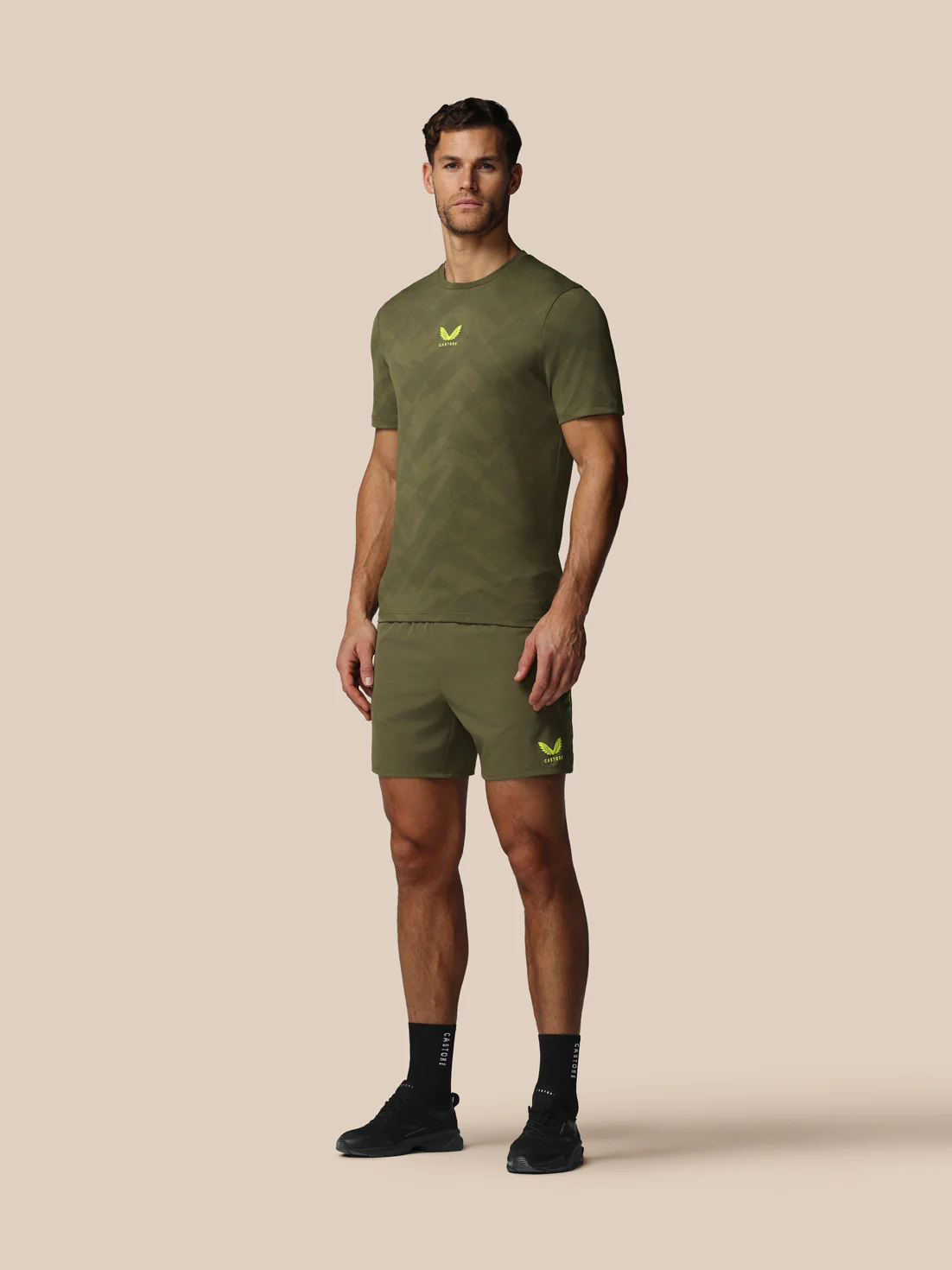 Men’s Apex Engineered Short Sleeve T-Shirt - Green - Image 4