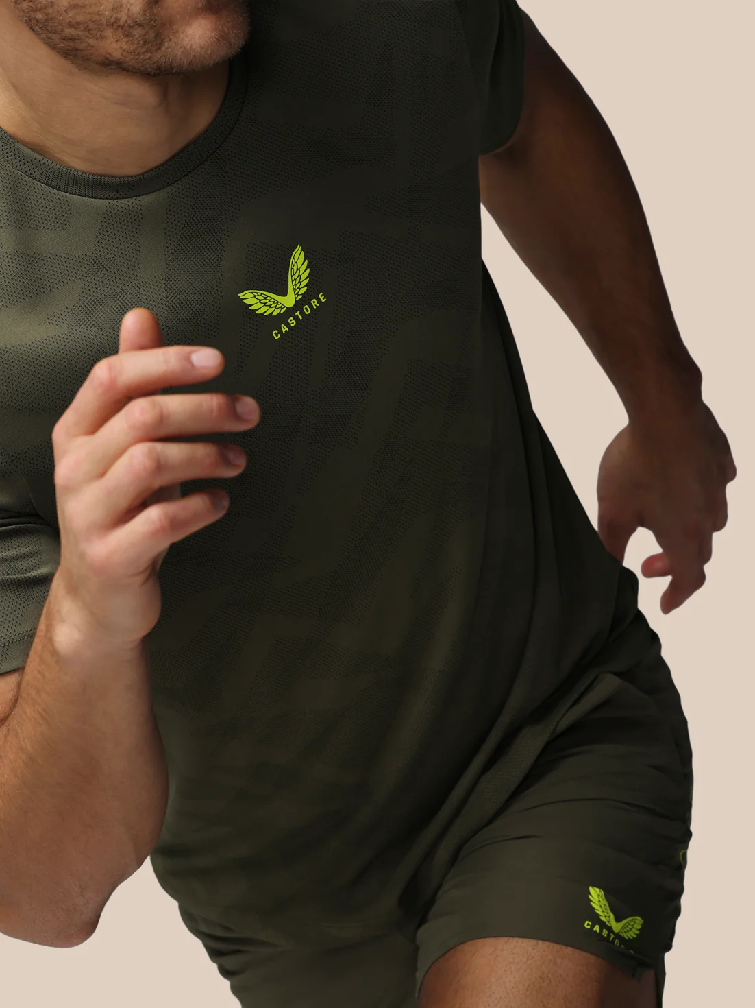Men’s Apex Engineered Short Sleeve T-Shirt - Green - Image 7