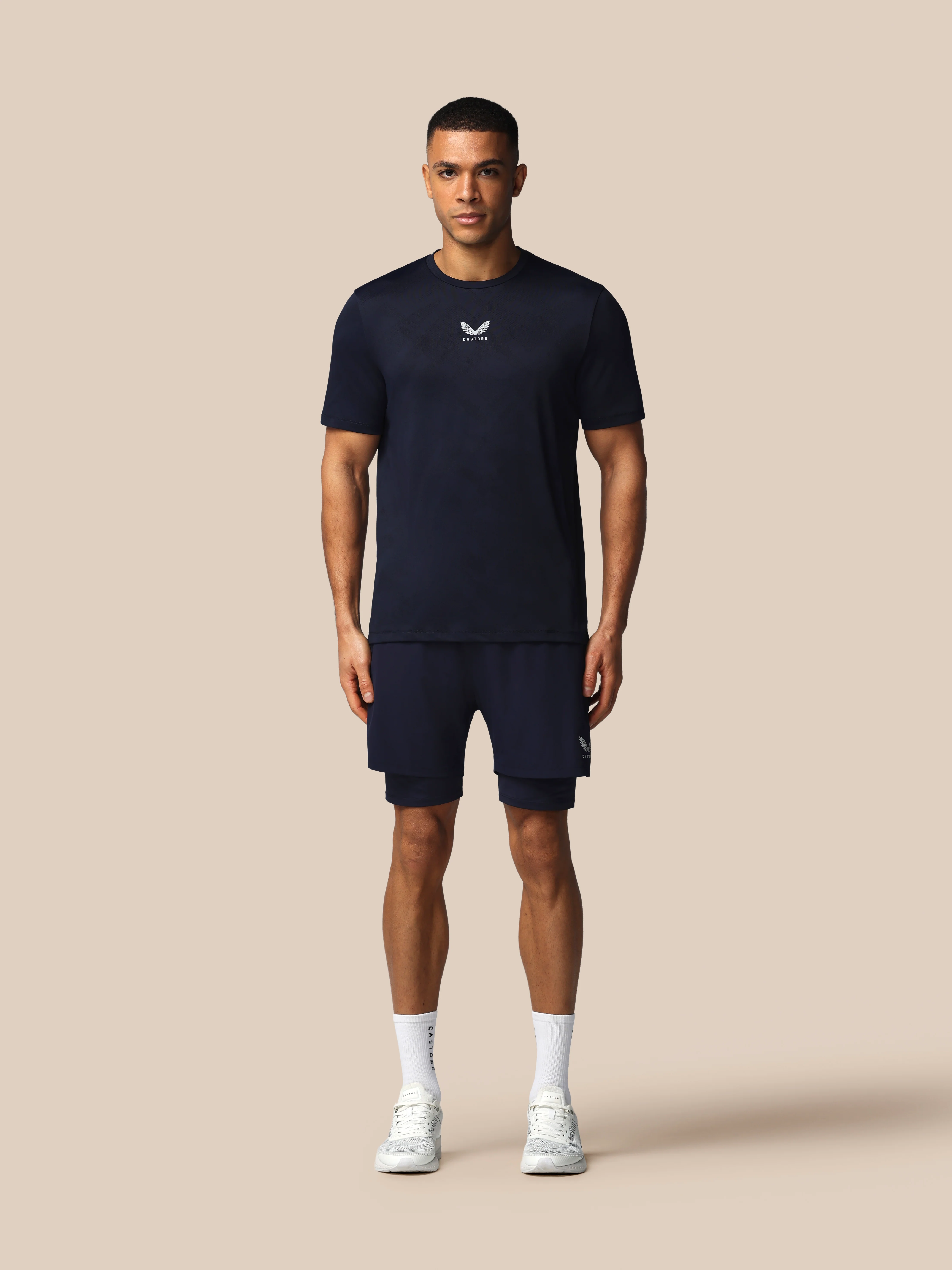 Men’s Apex Engineered Short Sleeve T-Shirt - Navy - Image 4