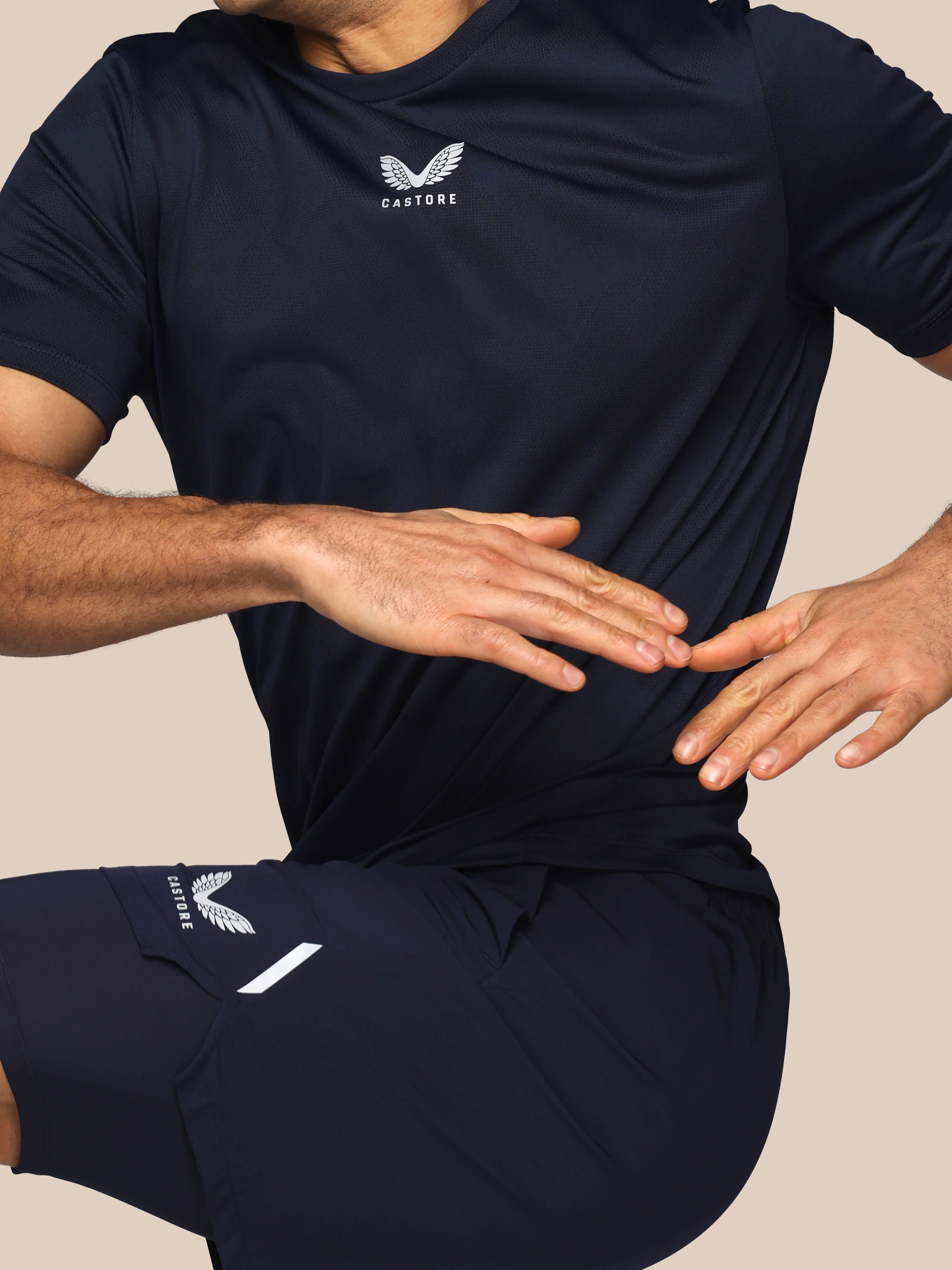 Men’s Apex Engineered Short Sleeve T-Shirt - Navy - Image 6