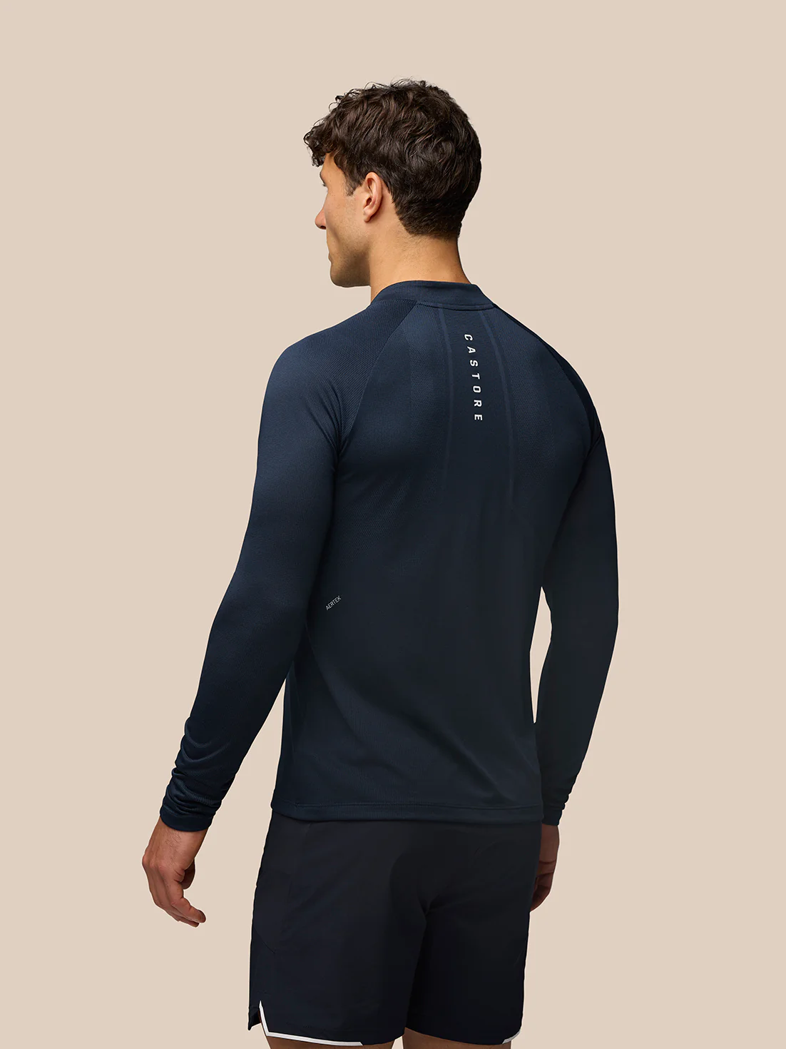 Apex Training 1/4 Zip Top - Midnight Navy - Image 2