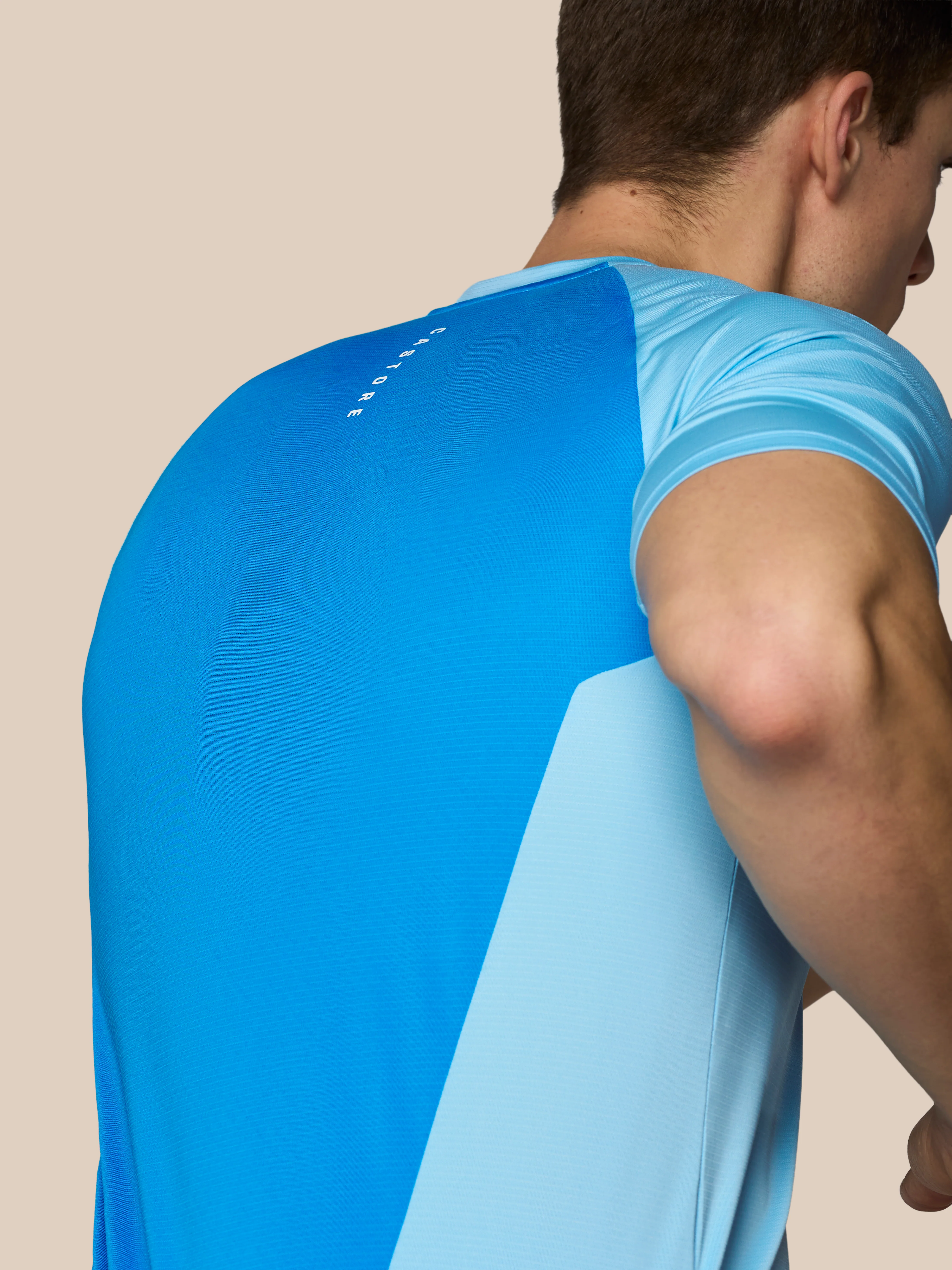 Men’s Apex Short Sleeve T-Shirt - Blue - Image 6