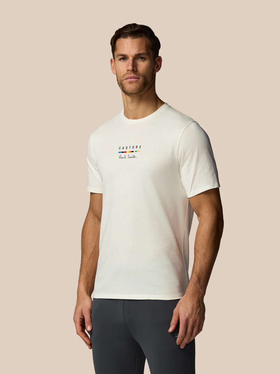 Men’s x Paul Smith Graphic Short Sleeve T Shirt - Off White - Image 5