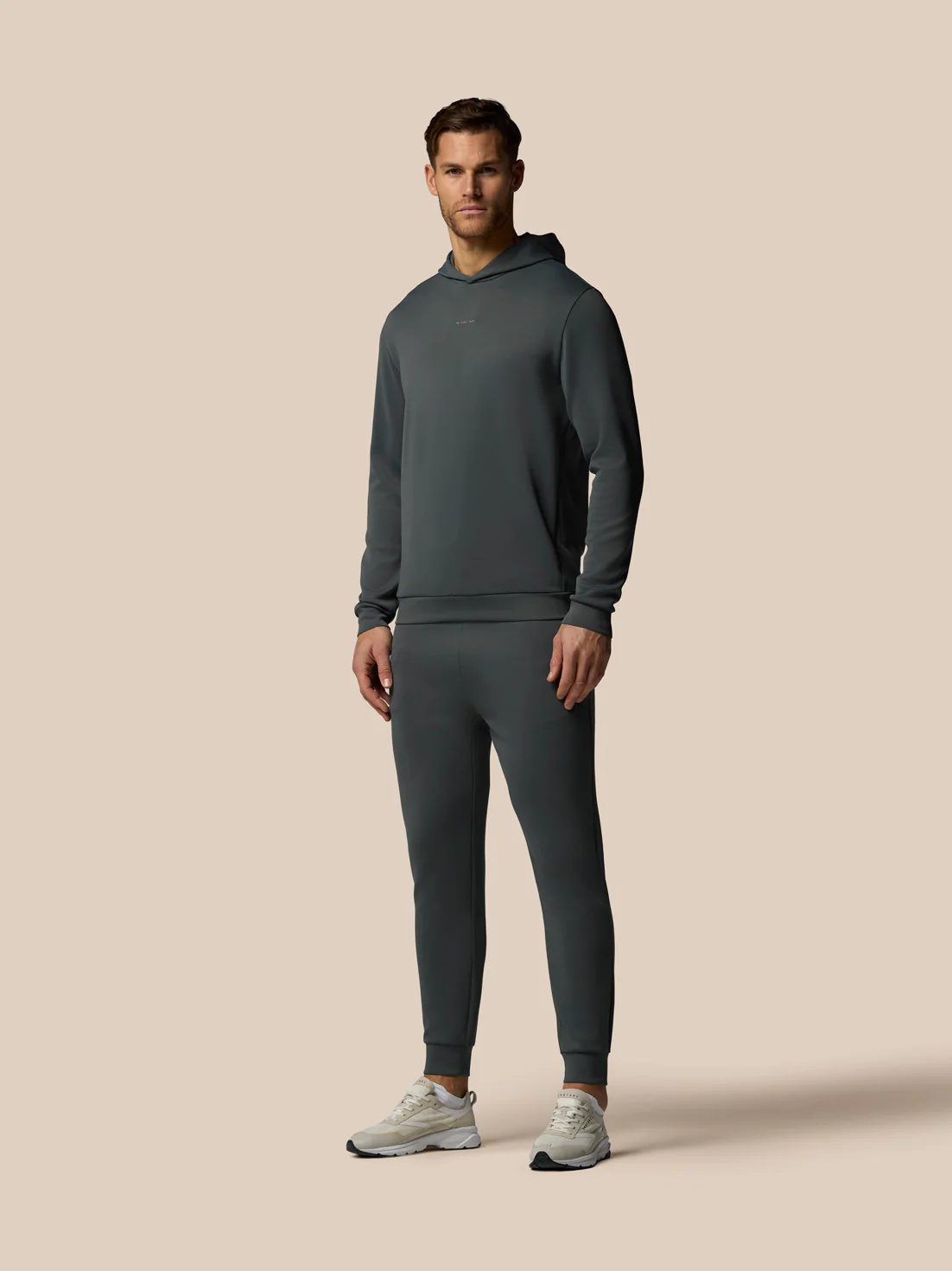 Men’s x Paul Smith Long Sleeve Technical Hoodie - Charcoal - Image 5