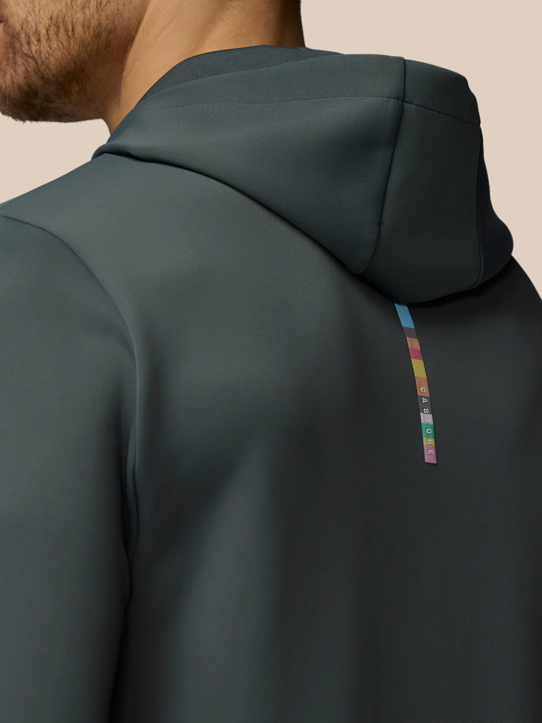 Men’s x Paul Smith Long Sleeve Technical Hoodie - Charcoal - Image 6