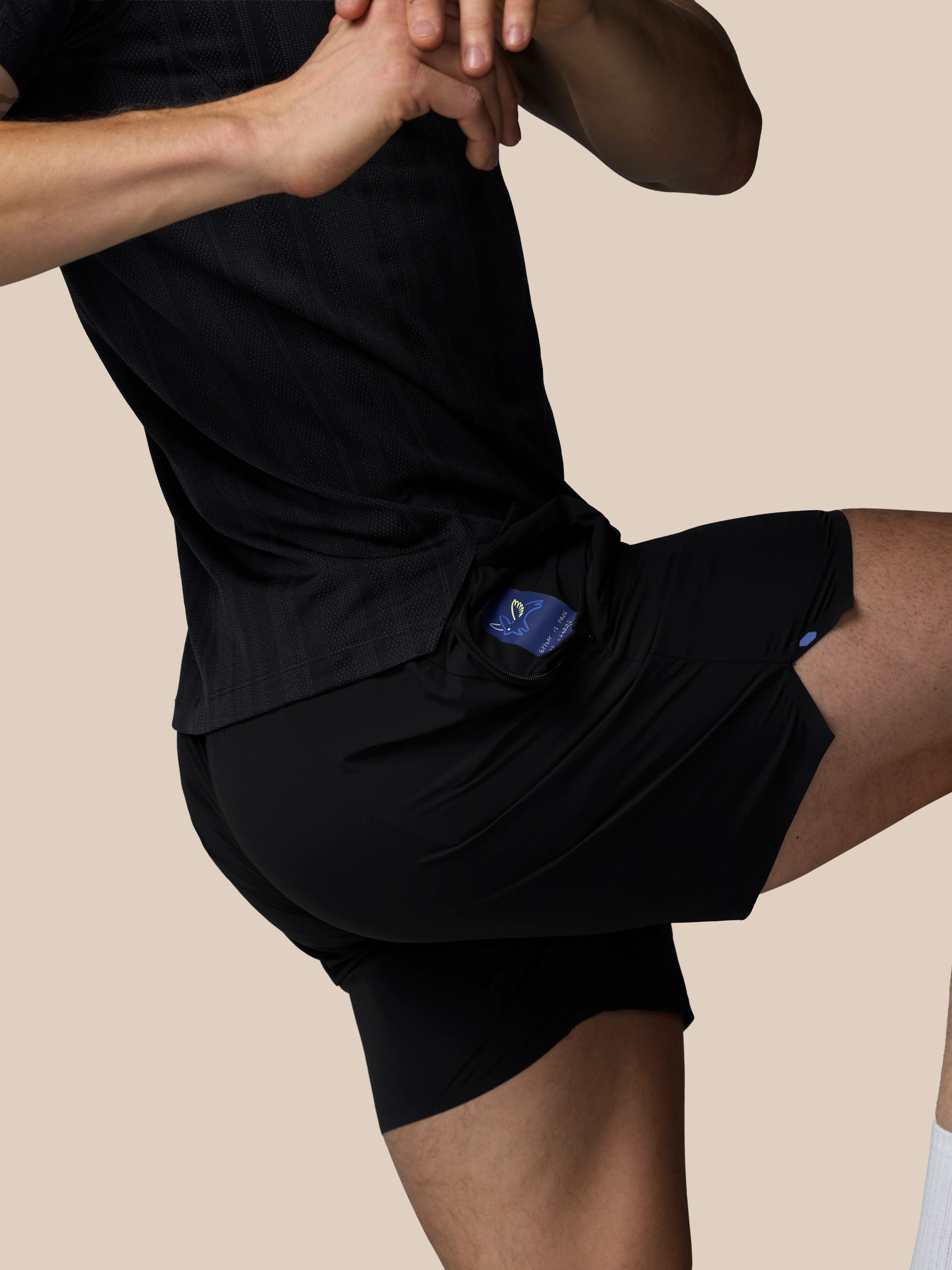 Men’s x Paul Smith Performance 6” Shorts - Black - Image 6