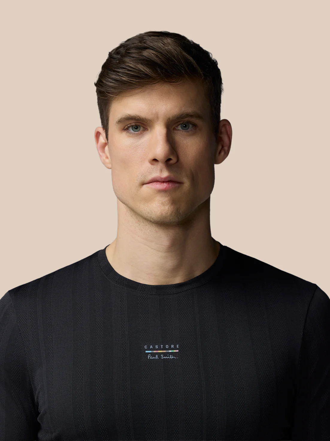 Men’s x Paul Smith Performance Engineered Knit Short Sleeve T-Shirt - Black - Image 5