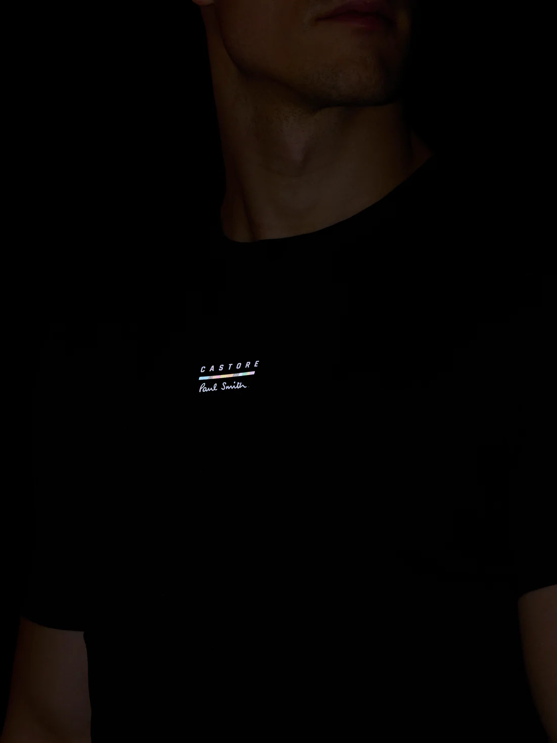 Men’s x Paul Smith Performance Engineered Knit Short Sleeve T-Shirt - Black - Image 9