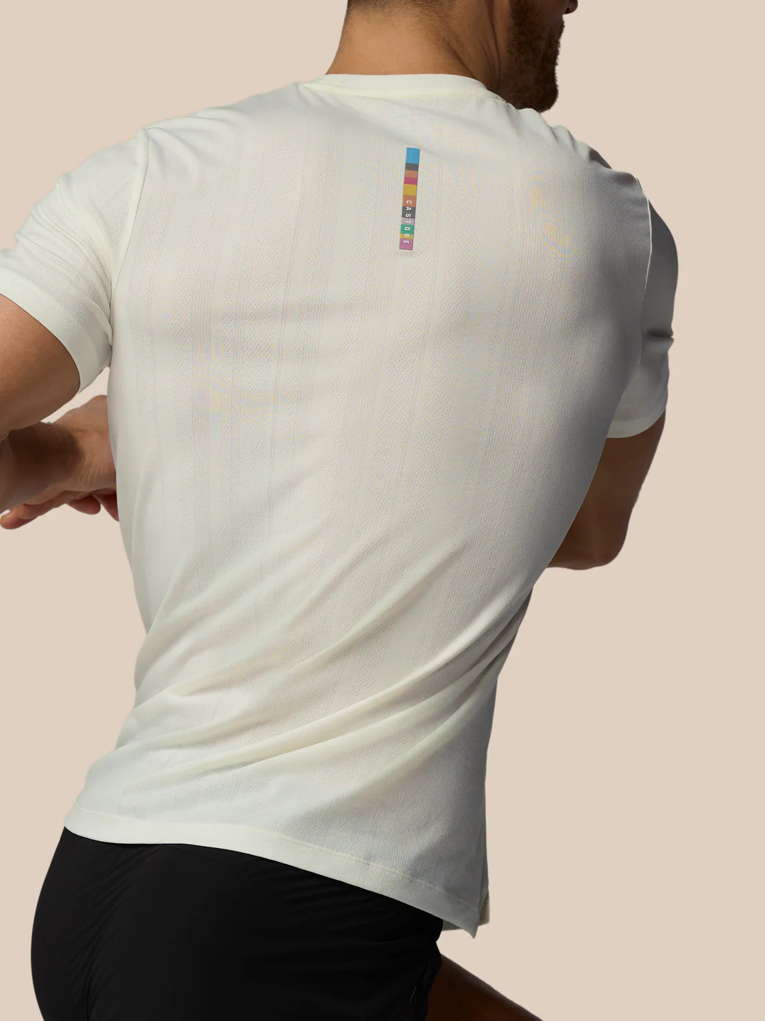 Men’s x Paul Smith Performance Engineered Knit Short Sleeve T-Shirt - Off White - Image 10