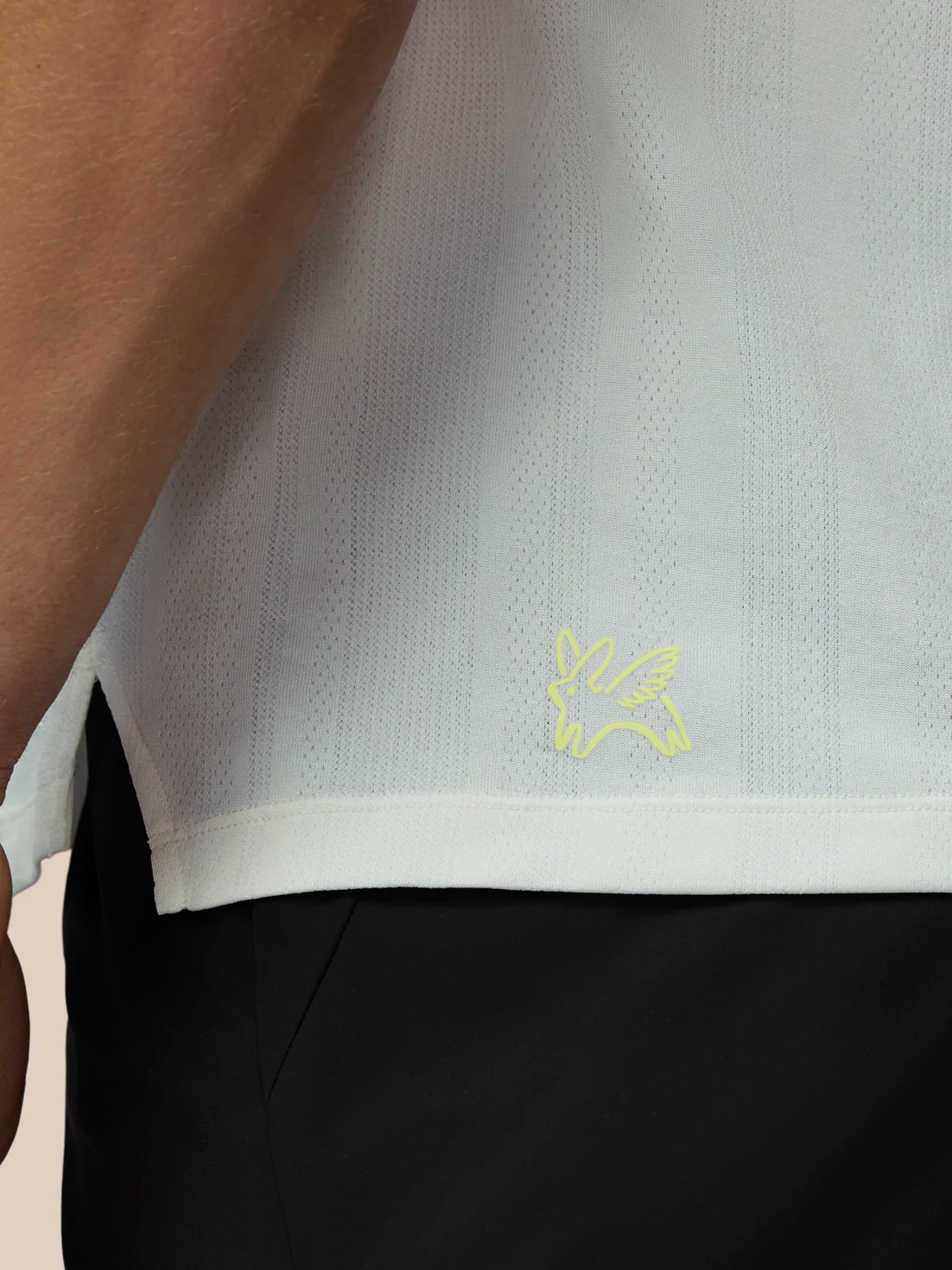 Men’s x Paul Smith Performance Engineered Knit Short Sleeve T-Shirt - Off White - Image 9