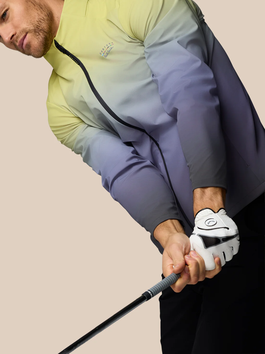Men’s x Paul Smith Performance Lightweight Jacket - Sunny Lime - Image 7