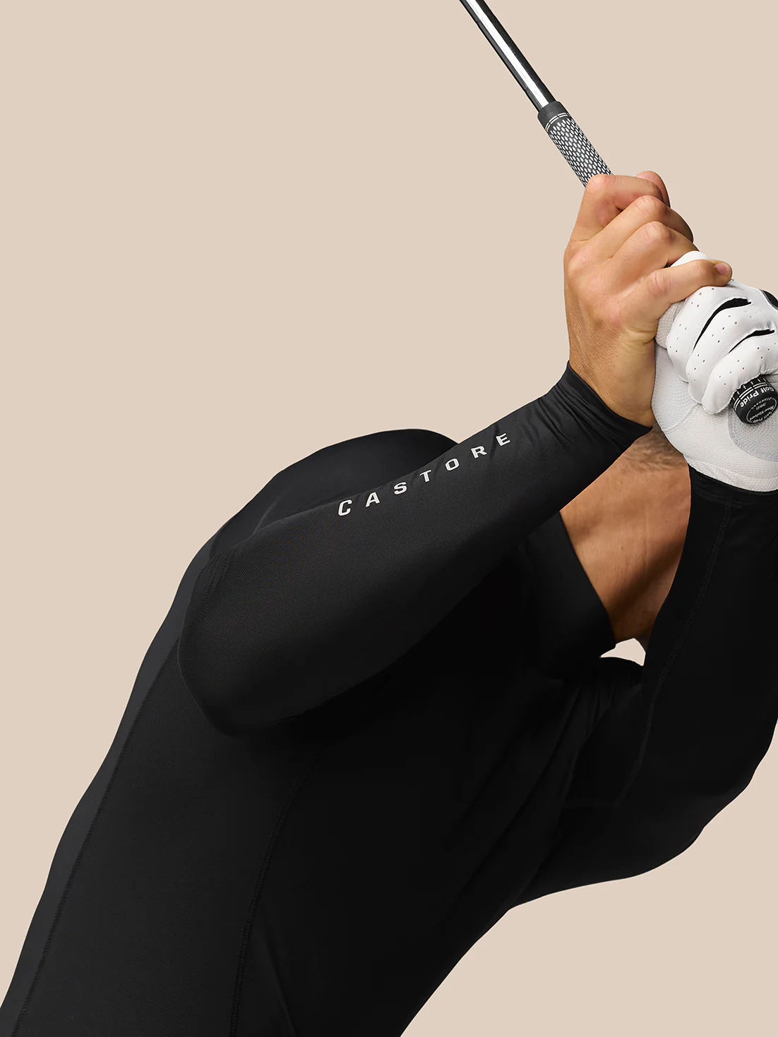 Golf Club Long Sleeve Thermal Mock Neck - Black/Alloy - Image 8