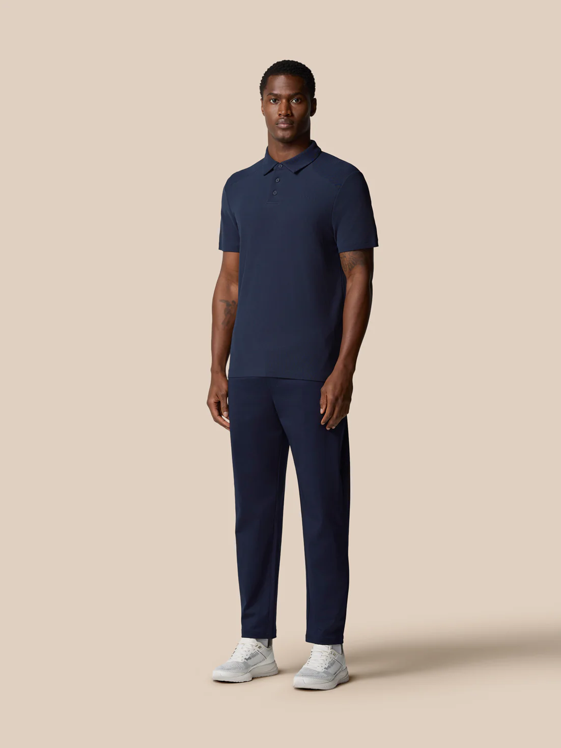 Elevated Lifestyle Polo - Navy - Image 4