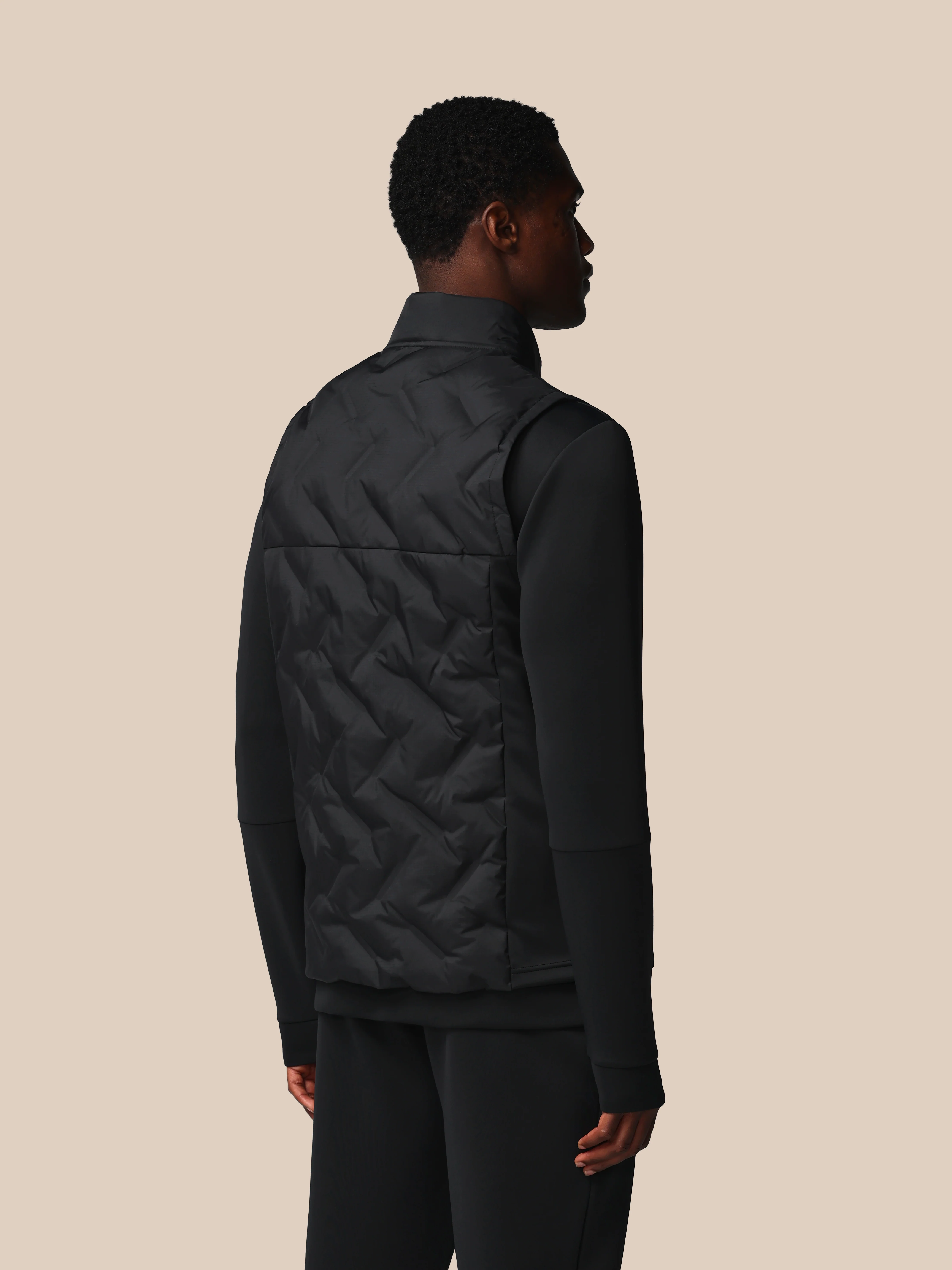 Men’s Flex Hybrid Gilet - Black - Image 2