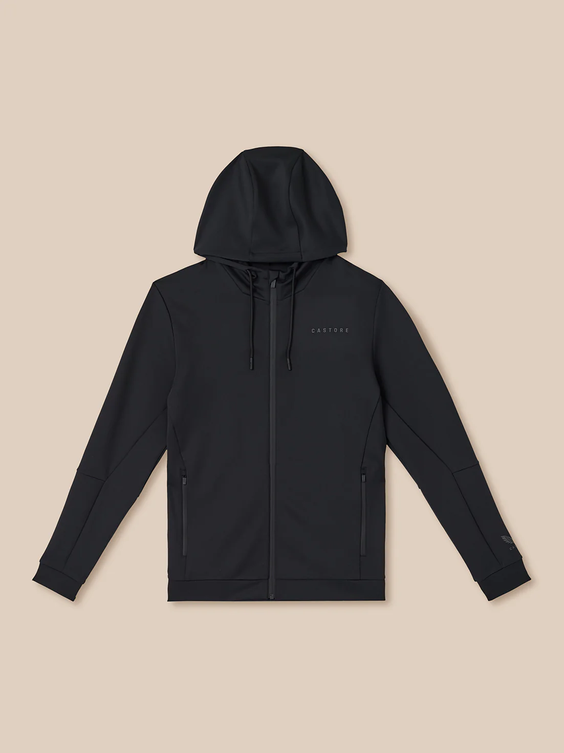 Men’s Flex Long Sleeve Full Zip Hoodie - Black - Image 10