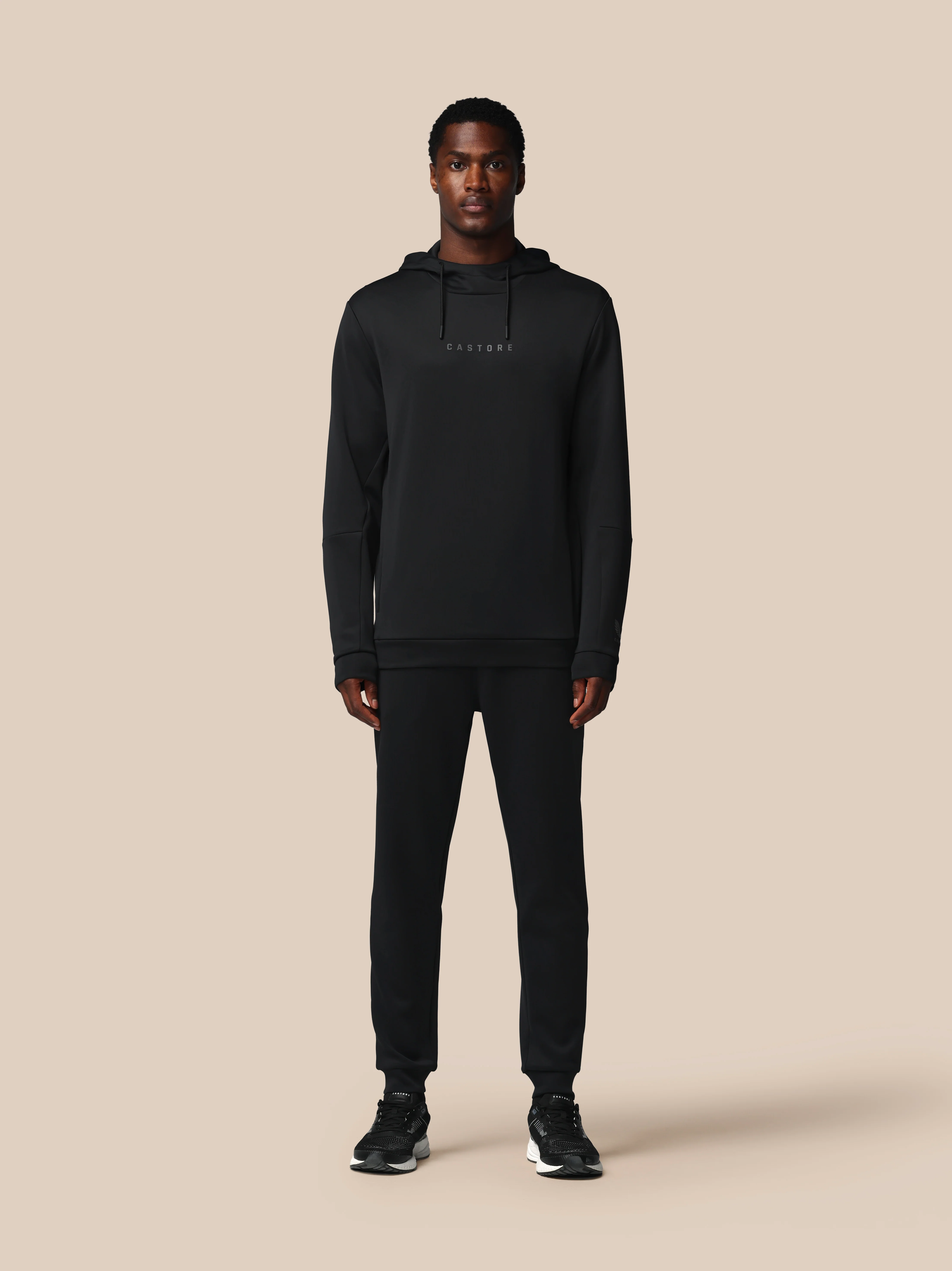 Men’s Flex Long Sleeve Hoodie - Black - Image 3