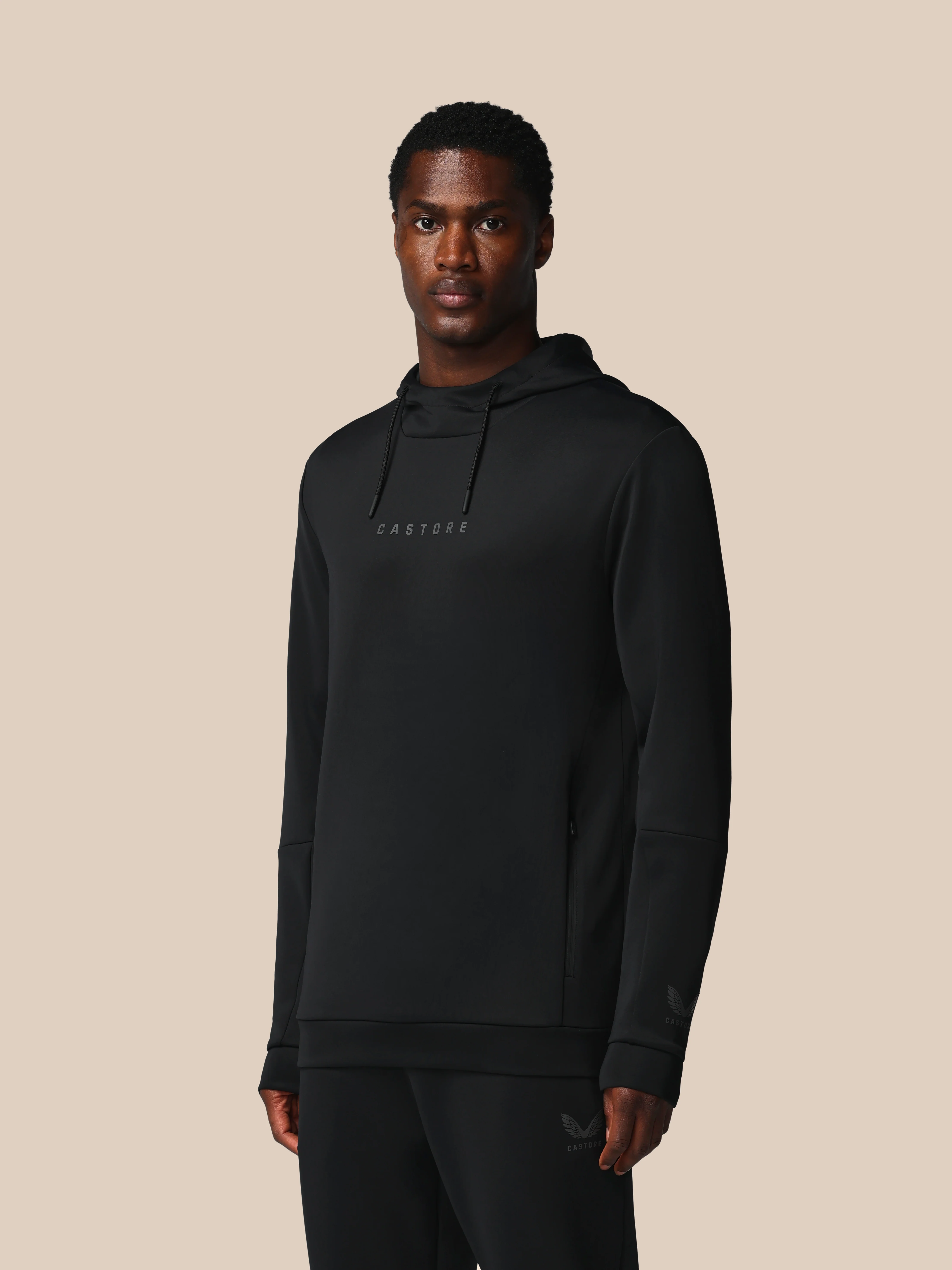 Men’s Flex Long Sleeve Hoodie - Black - Image 5