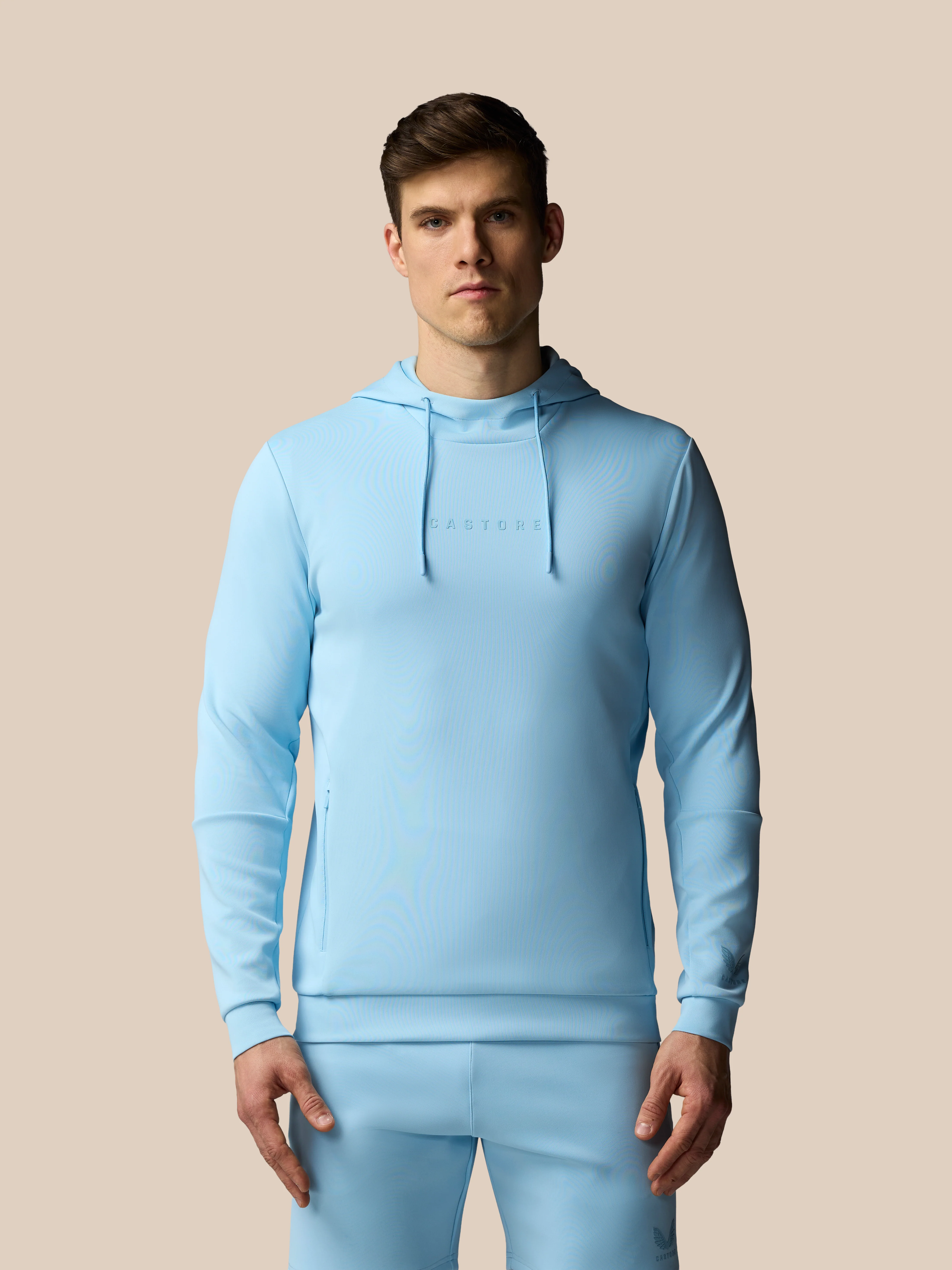 Men’s Flex Long Sleeve Hoodie -  Blue