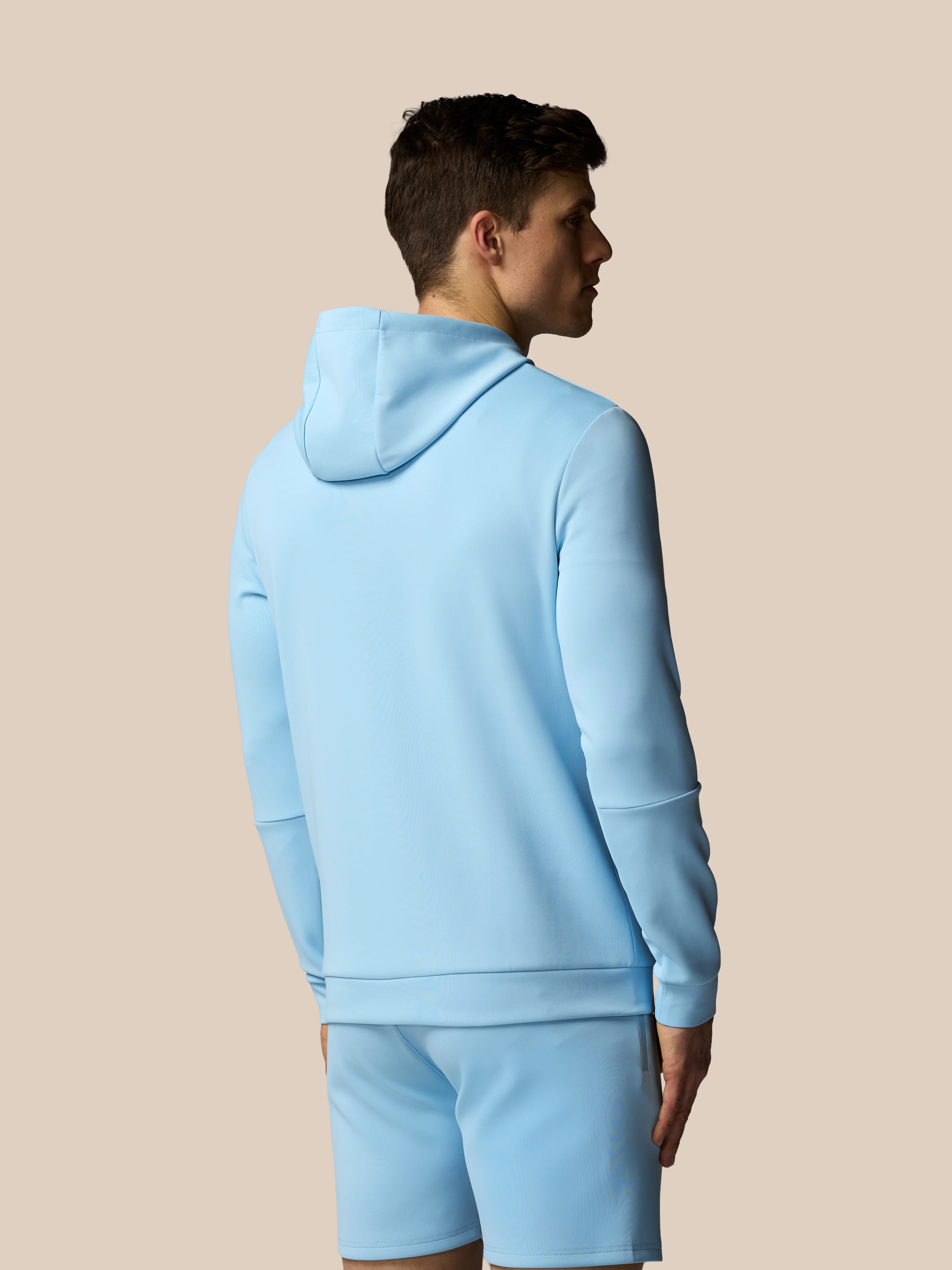 Men’s Flex Long Sleeve Hoodie -  Blue - Image 2