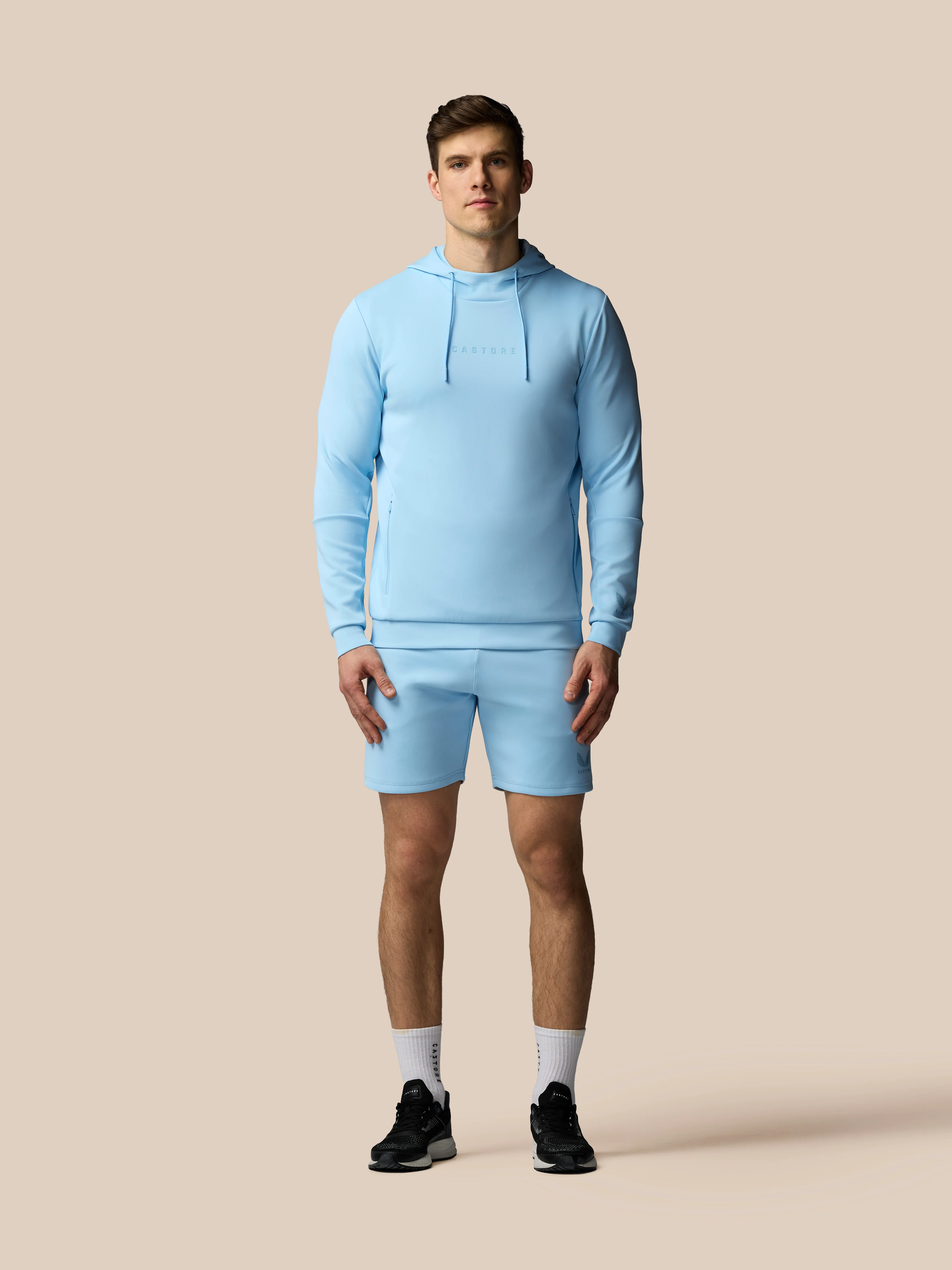 Men’s Flex Long Sleeve Hoodie -  Blue - Image 6