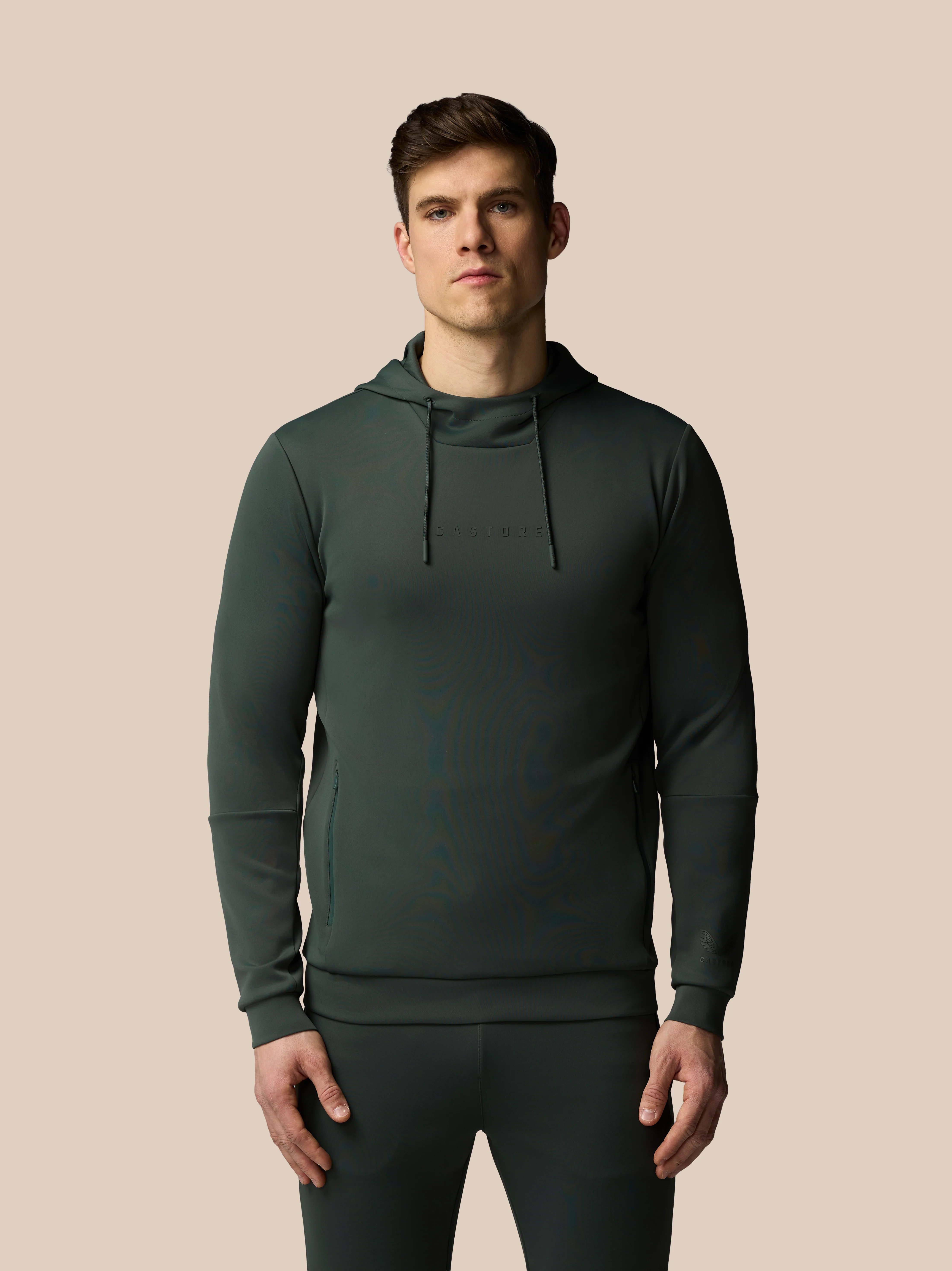 Men’s Flex Long Sleeve Hoodie - Dark Green
