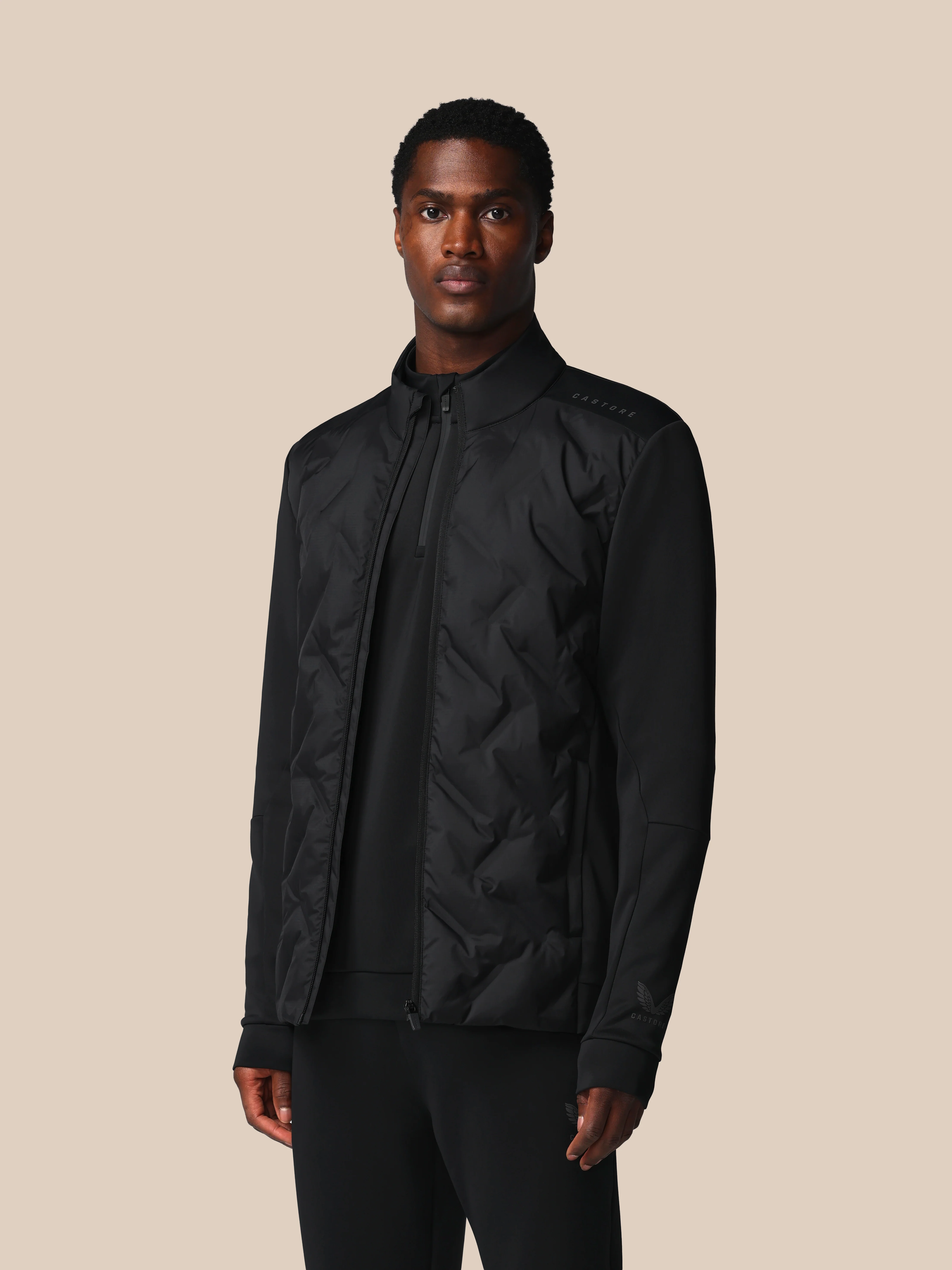 Men’s Flex Long Sleeve Hybrid Jacket - Black