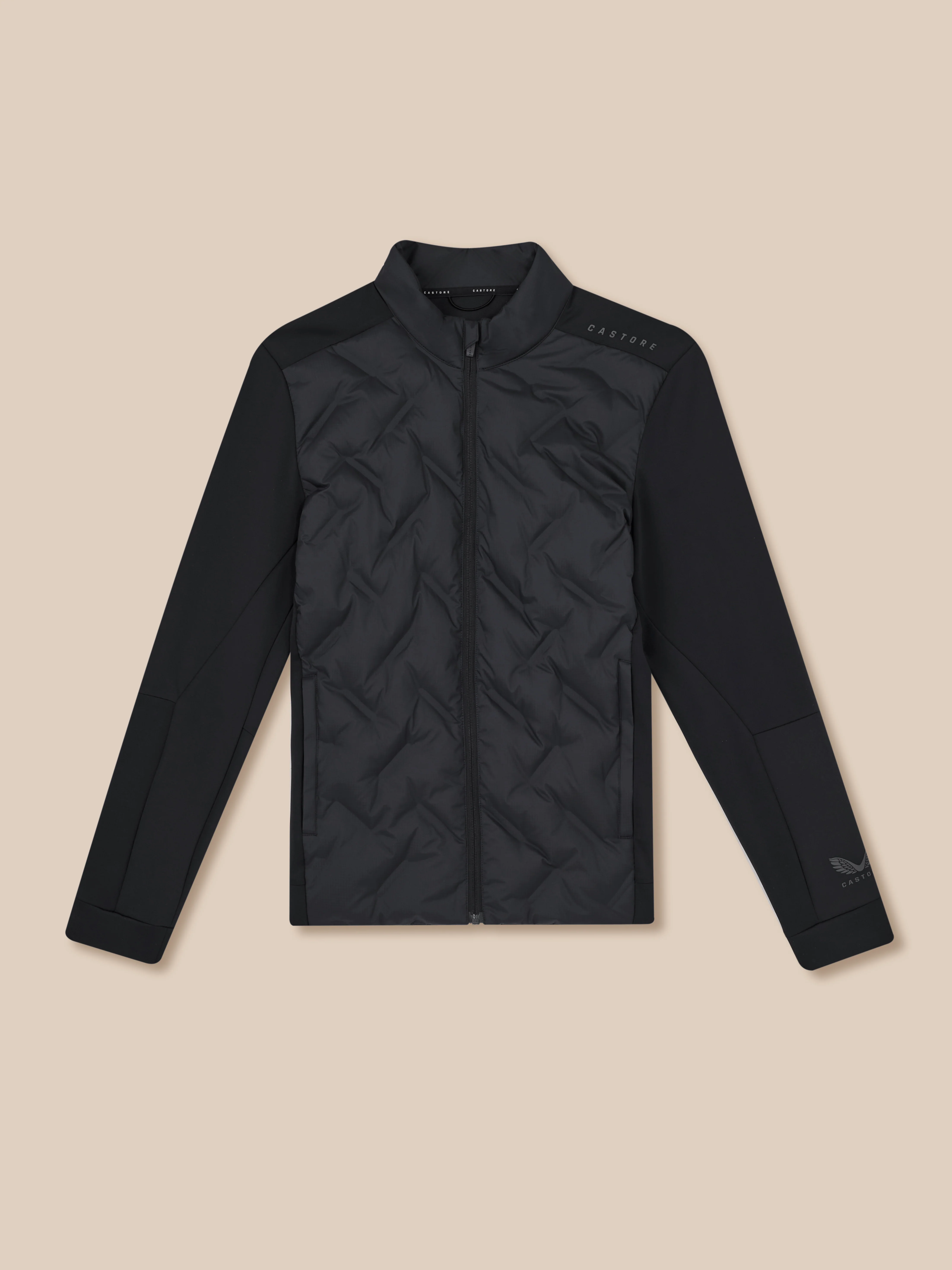 Men’s Flex Long Sleeve Hybrid Jacket - Black - Image 10