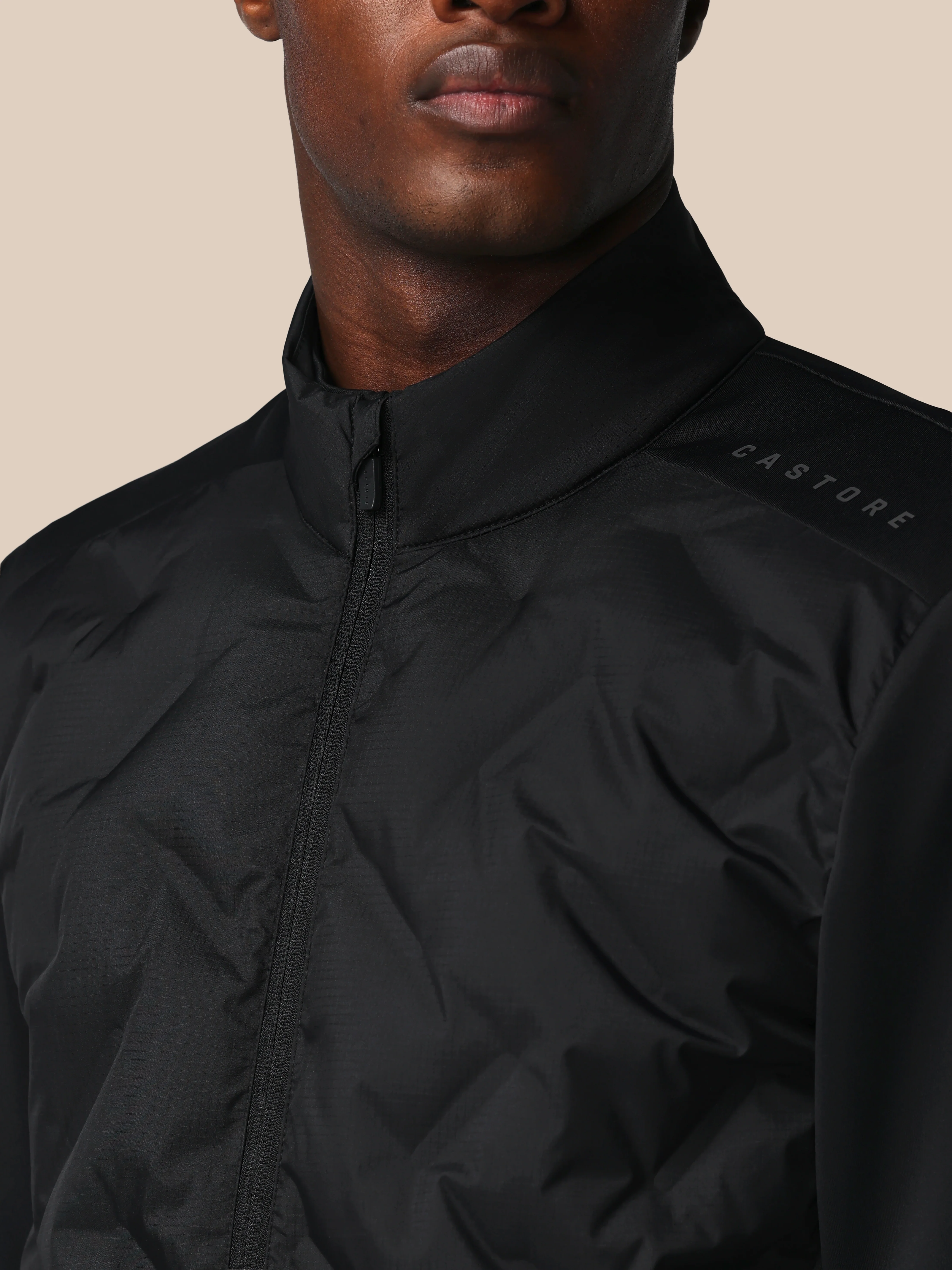 Men’s Flex Long Sleeve Hybrid Jacket - Black - Image 7