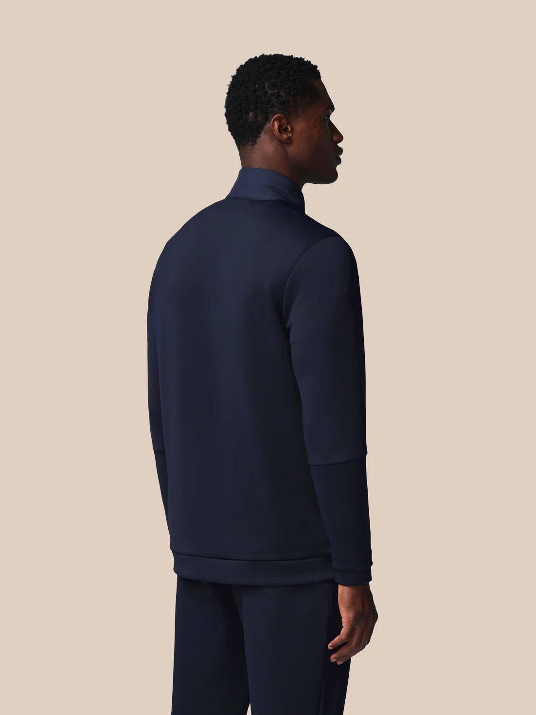 Men’s Flex Long Sleeve Hybrid Jacket - Navy - Image 2