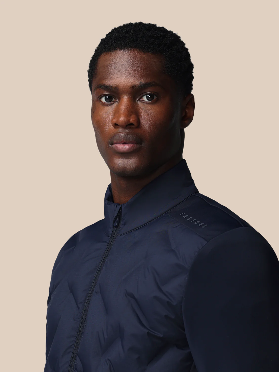 Men’s Flex Long Sleeve Hybrid Jacket - Navy - Image 6