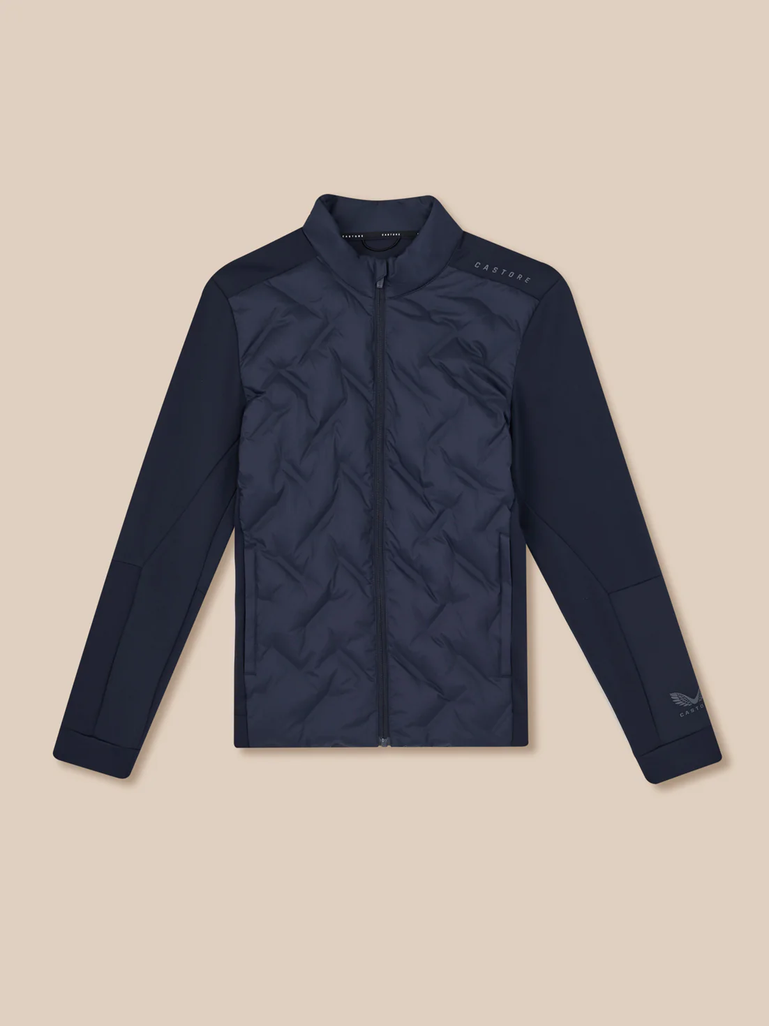 Men’s Flex Long Sleeve Hybrid Jacket - Navy - Image 9