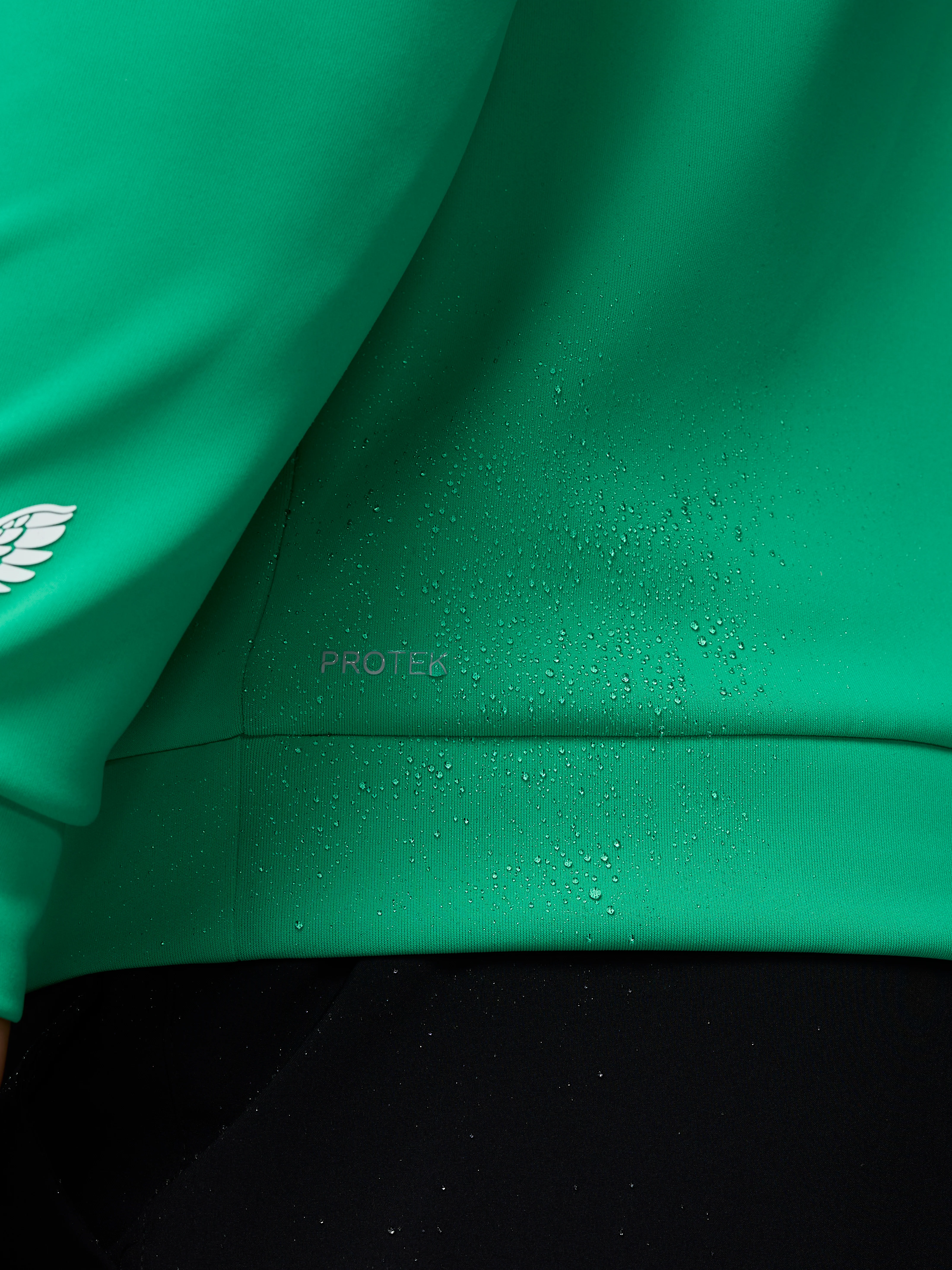 Men’s Flex Long Sleeve Quarter Zip Sweatshirt - Jade Green - Image 8