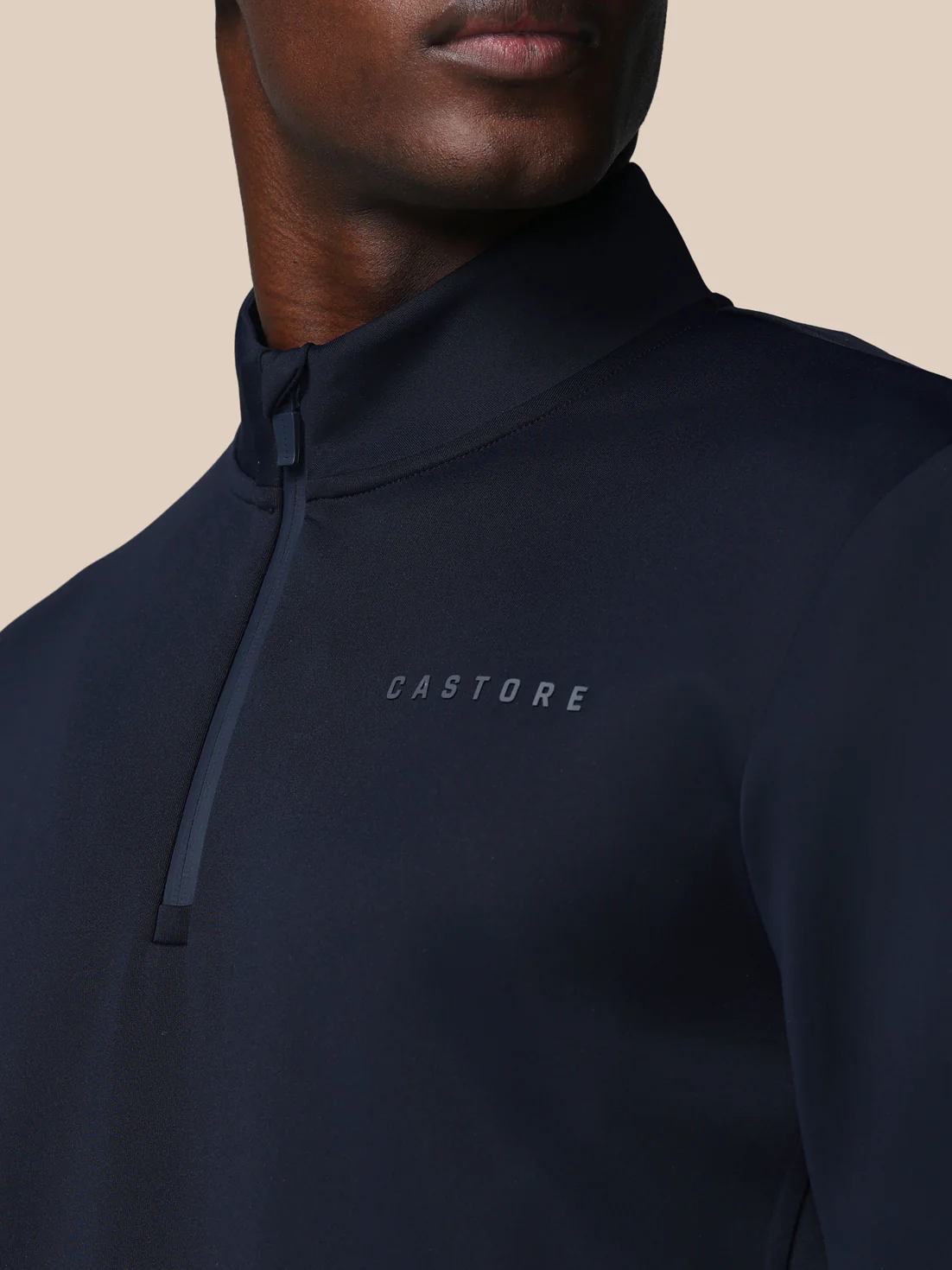 Men’s Flex Long Sleeve Quarter Zip Sweatshirt - Navy - Image 6