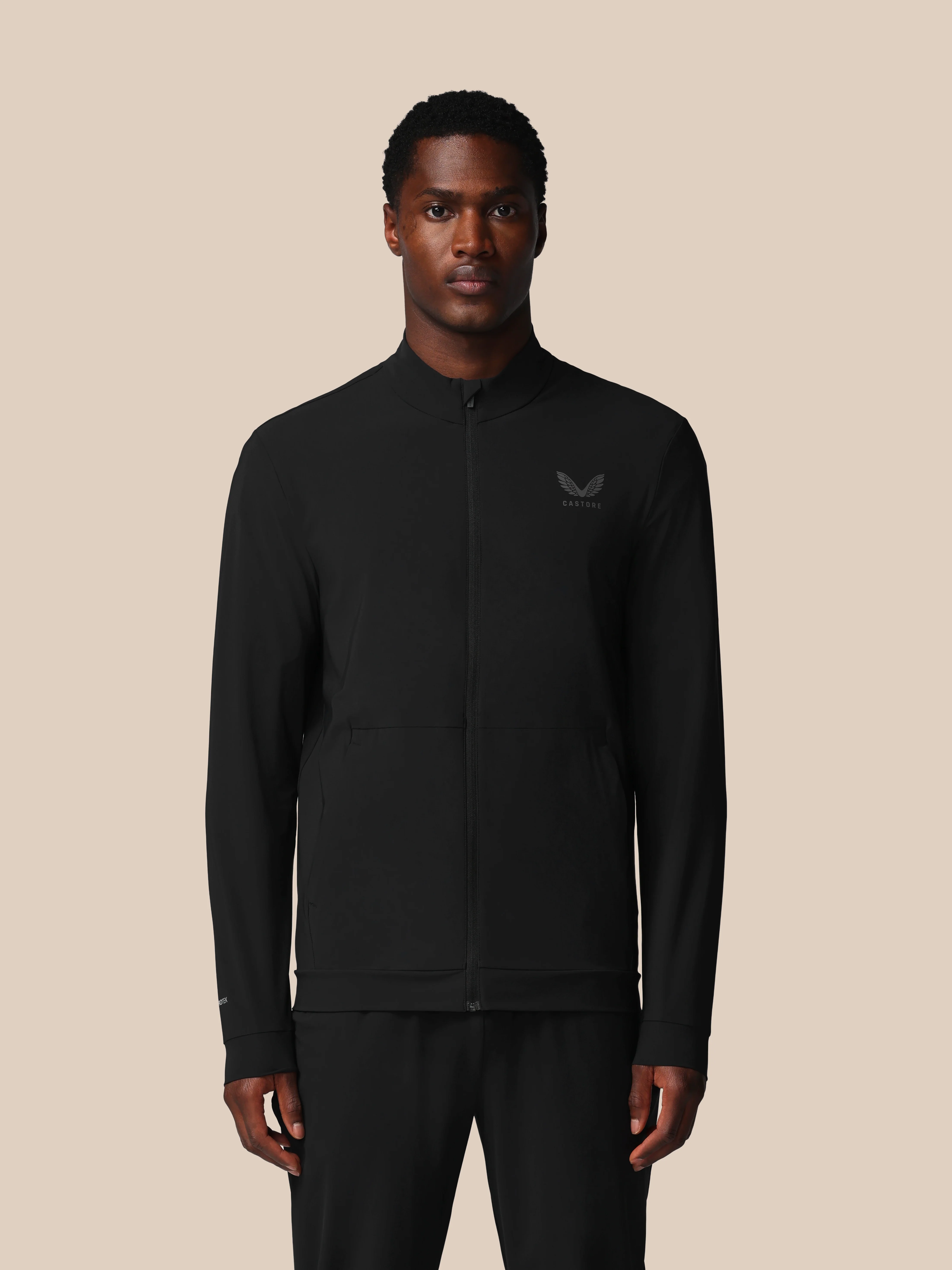 Men’s Flex Long Sleeve Tech Training Jacket - Black