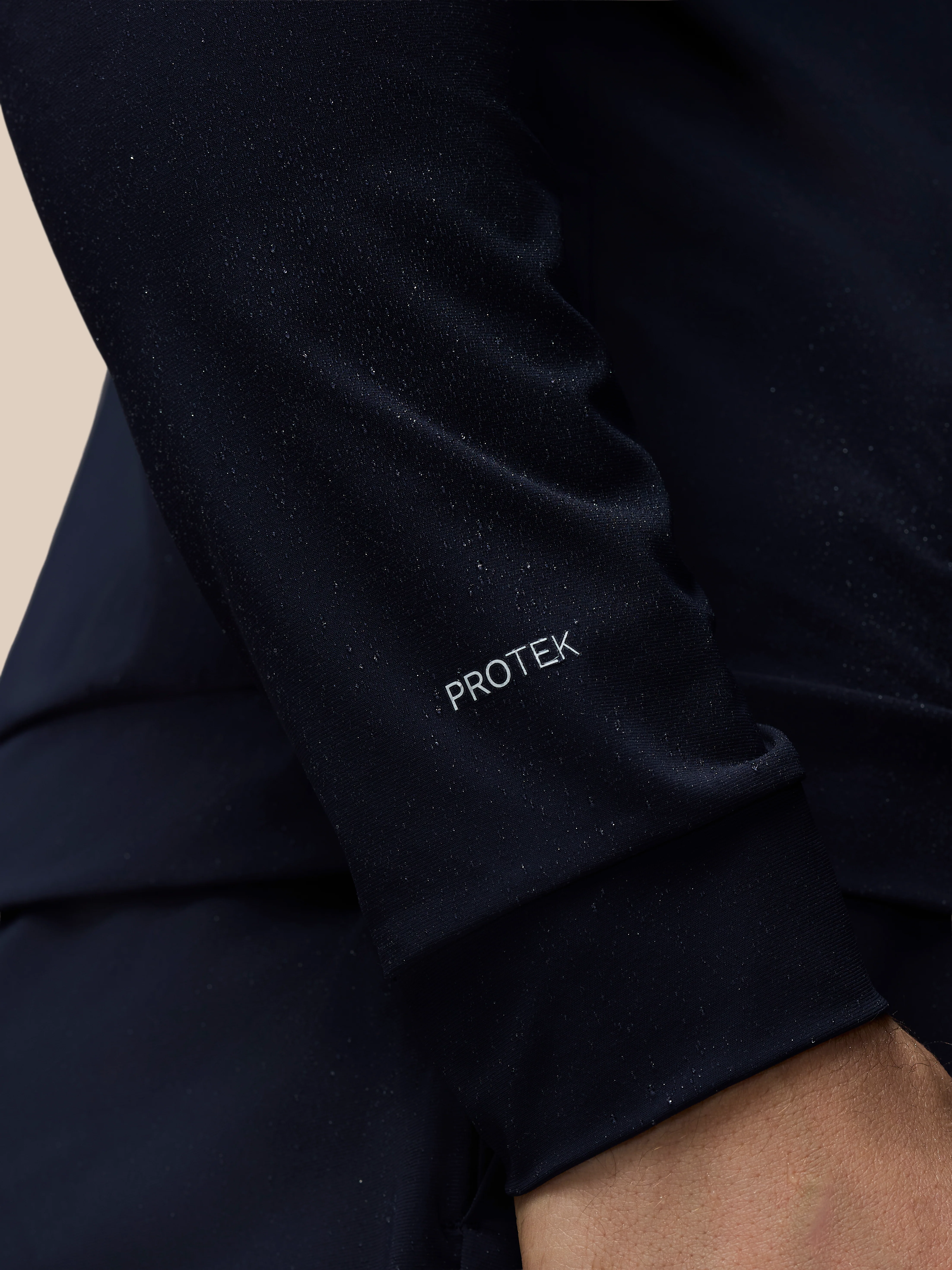 Men’s Flex Long Sleeve Tech Training Jacket - Navy - Image 9