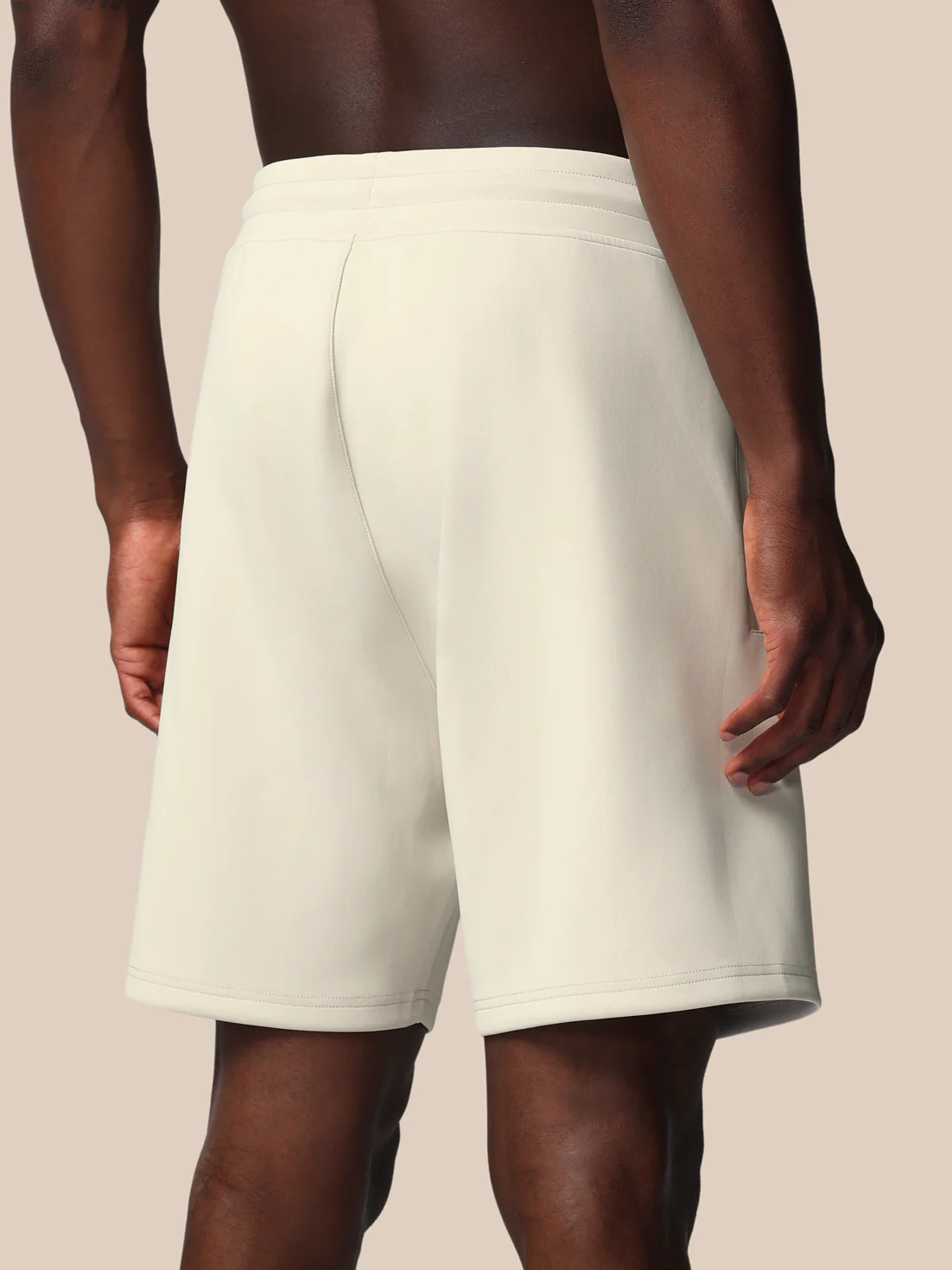 Men’s Flex Shorts - Cream - Image 3