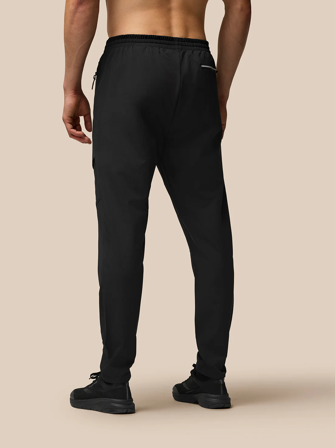 Lightweight Flex Cargo Joggers - Black - Image 3